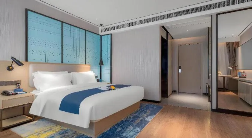 Bed in Echarm Hotel Zhuzhou Liling