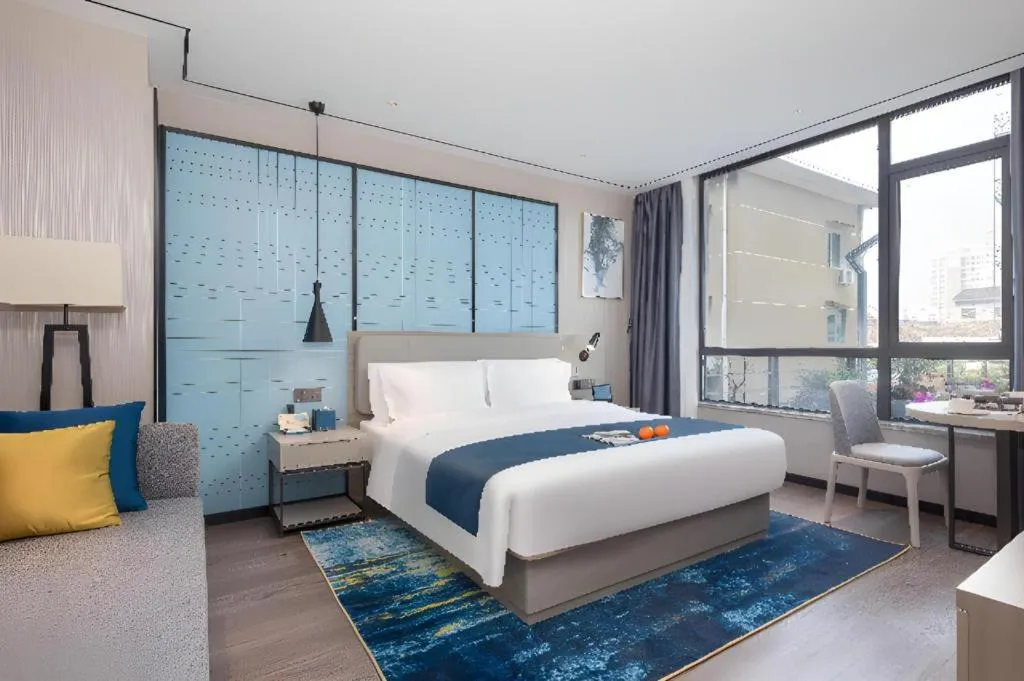 Bed in Echarm Hotel Zhuzhou Liling