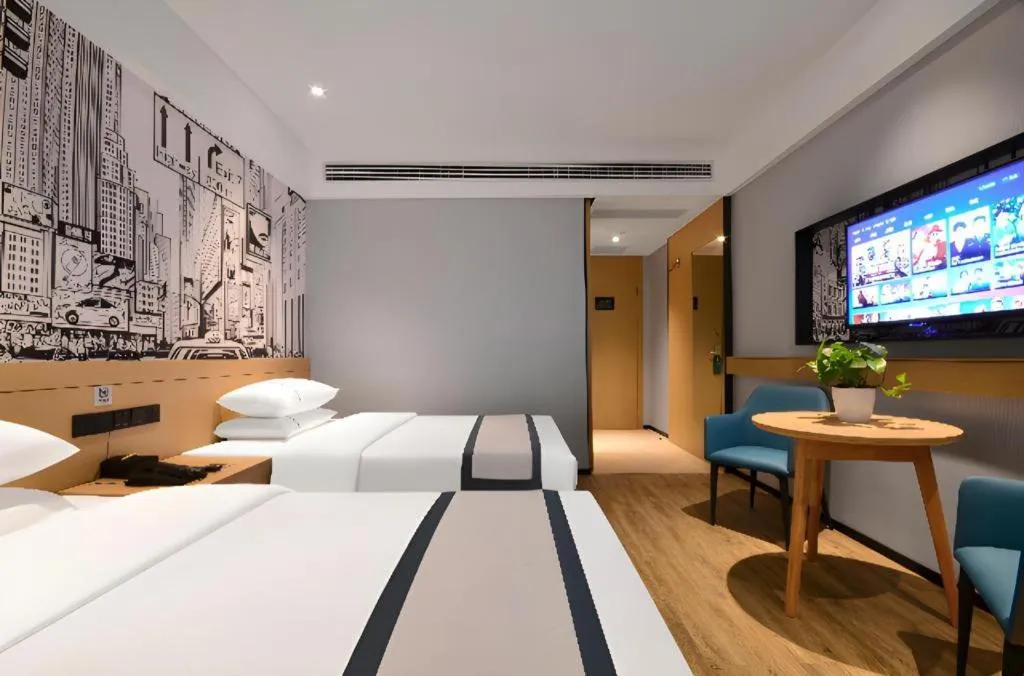 Bed in City Comfort Inn Yichang Sanxia Airport