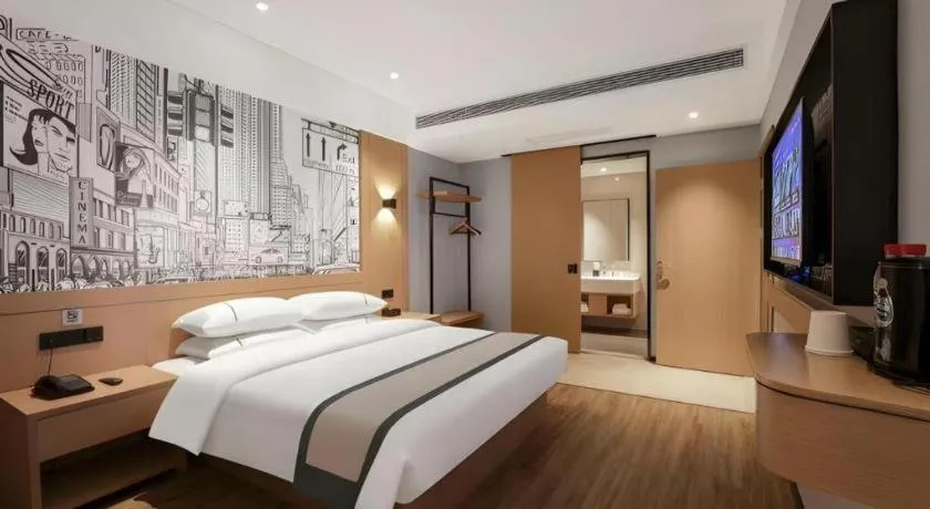 Bed in City Comfort Inn Yichang Sanxia Airport