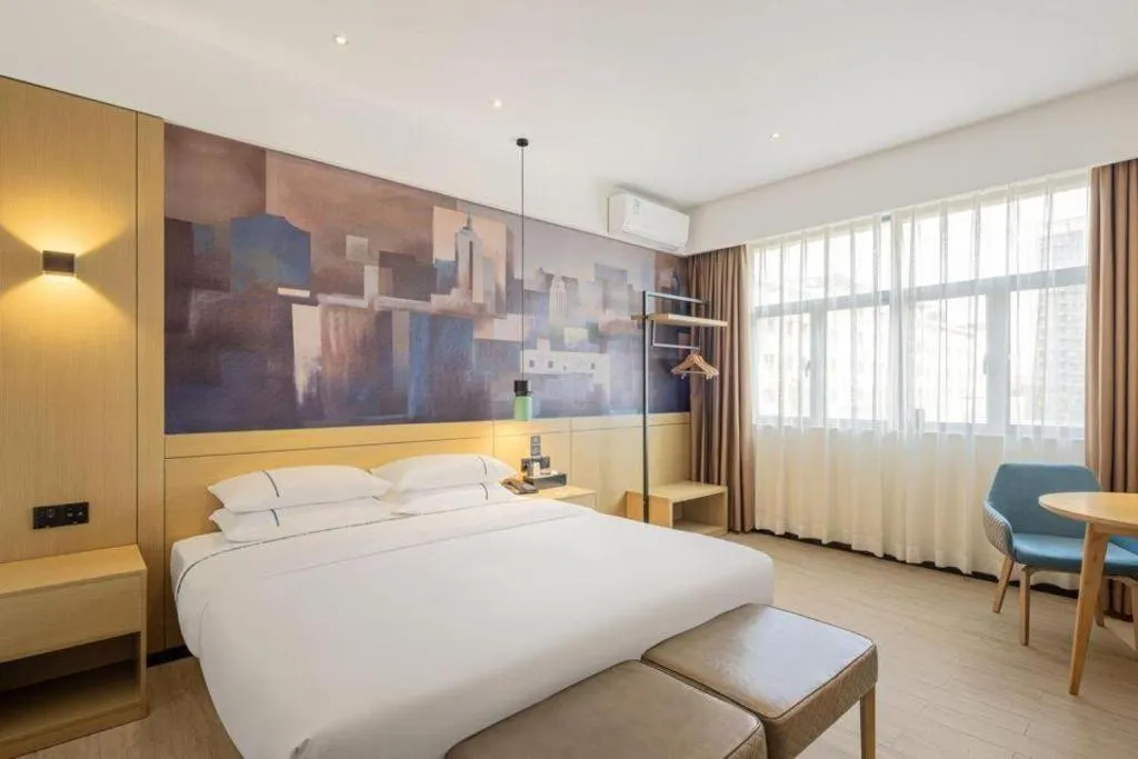 Bed in City Comfort Inn Nanyang Nanshi Hospital