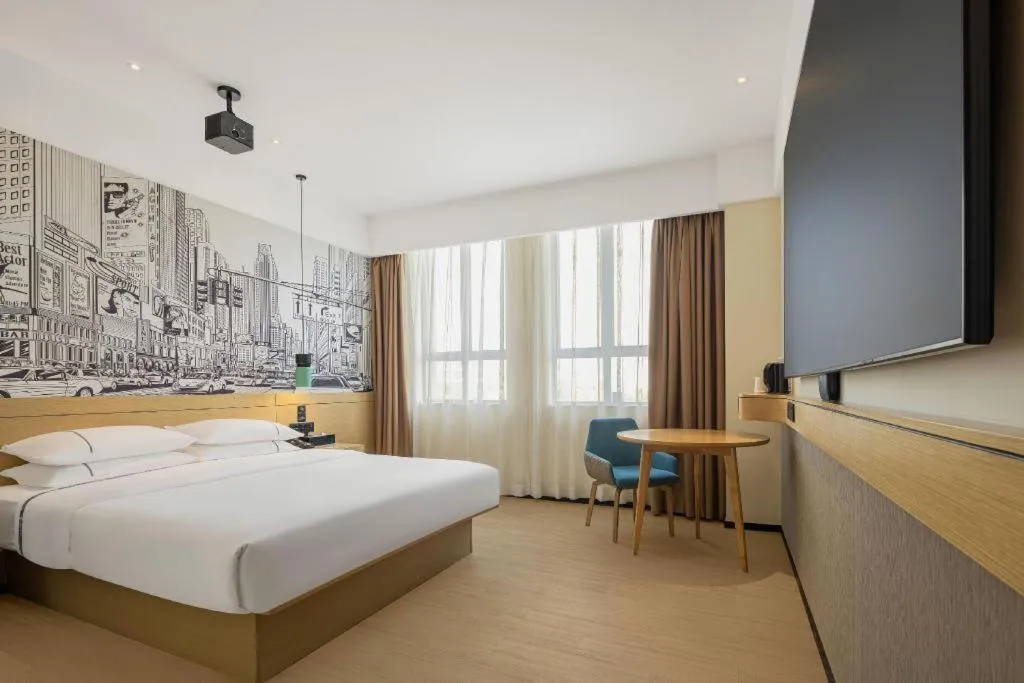 Bed in City Comfort Inn Nanyang Nanshi Hospital