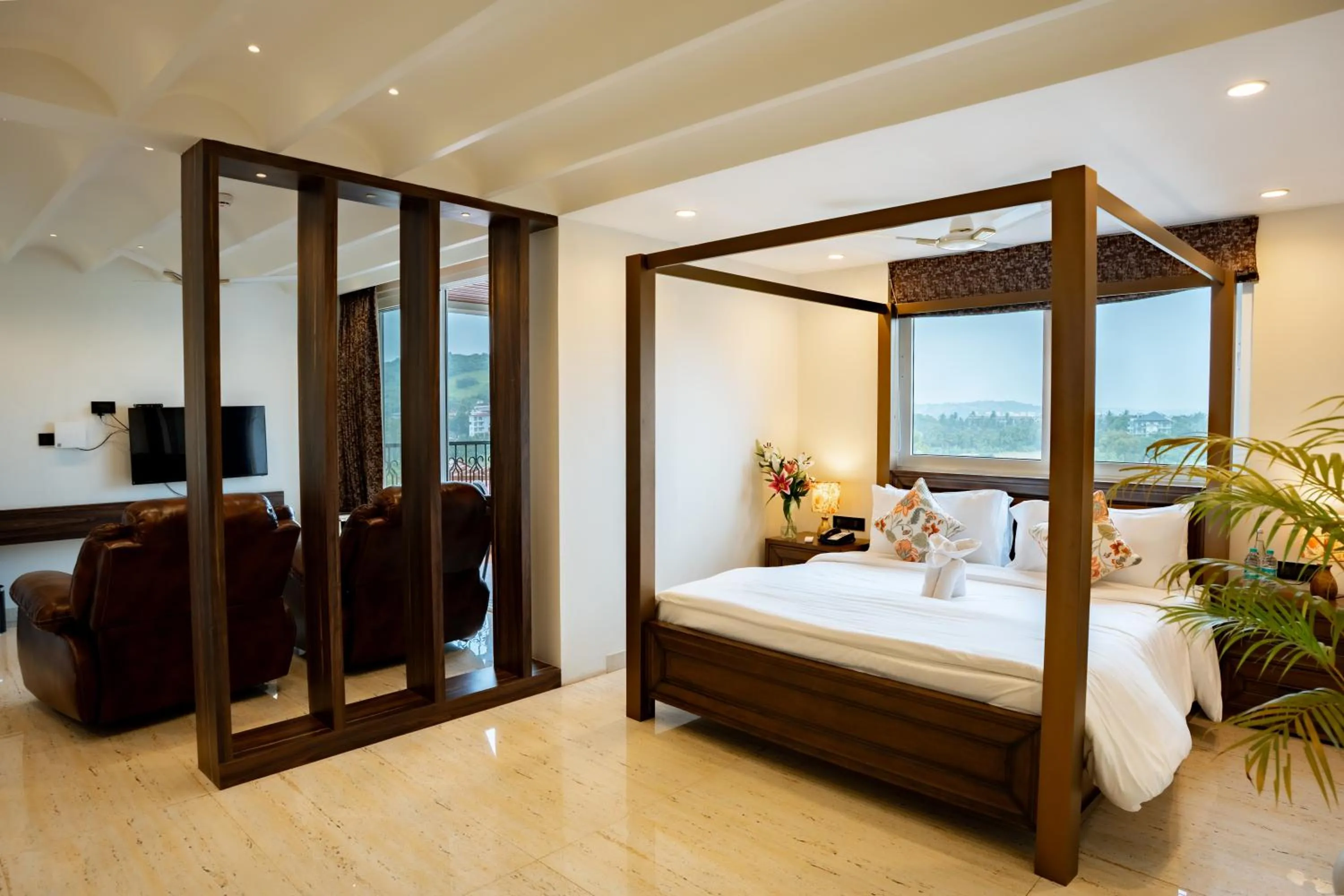 Bed in The Tanisi Resorts & Pool Villas, Candolim