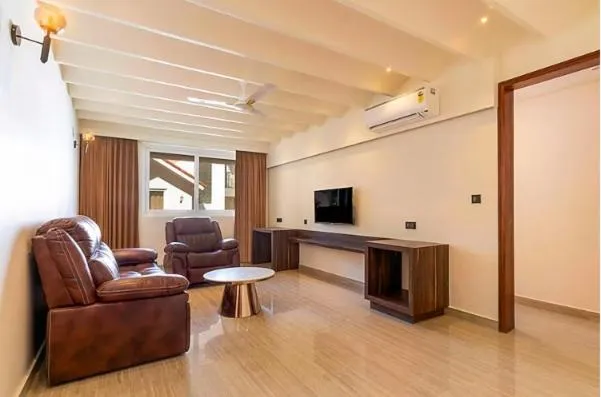 Living room in The Tanisi Resorts & Pool Villas, Candolim