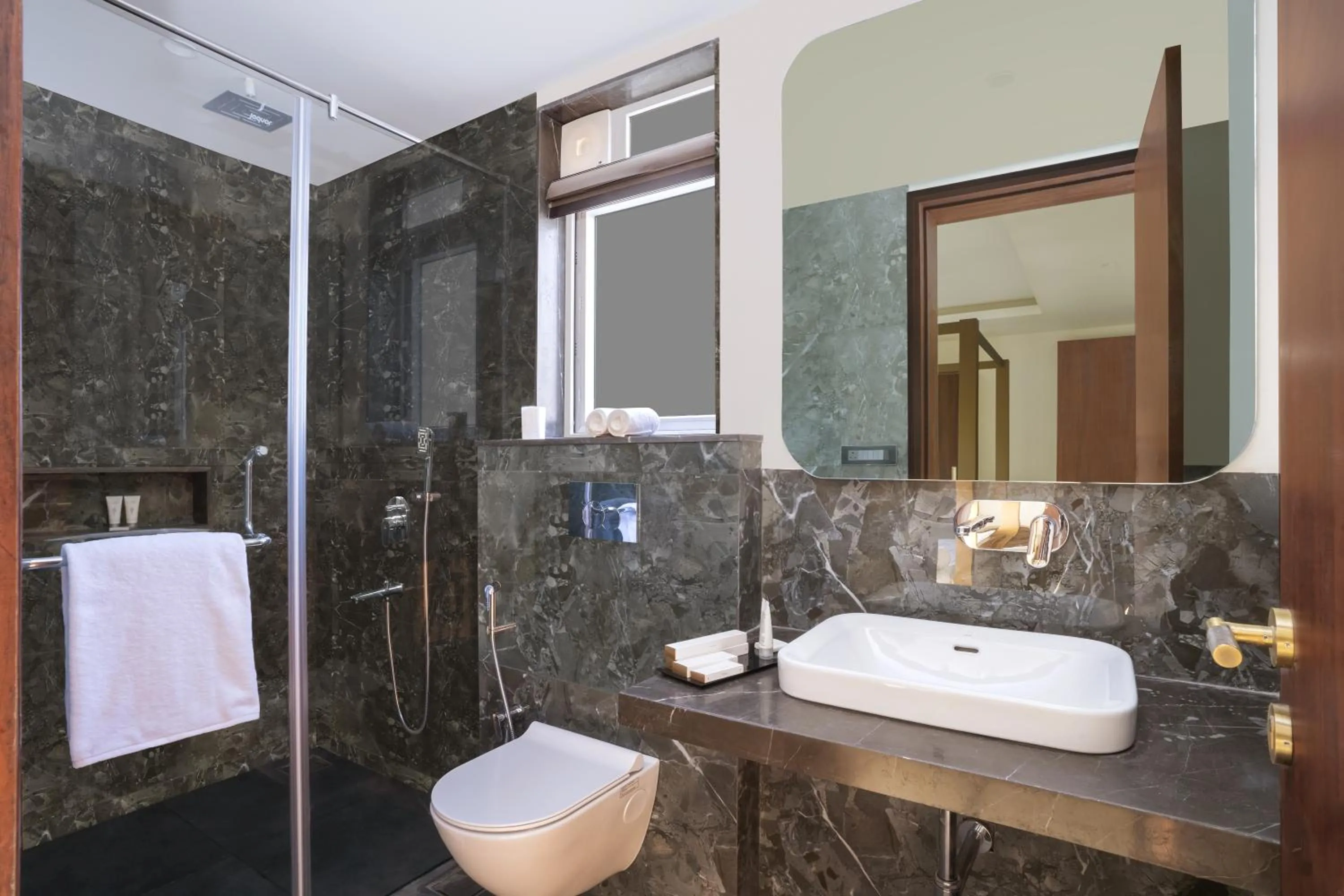 Shower in The Tanisi Resorts & Pool Villas, Candolim