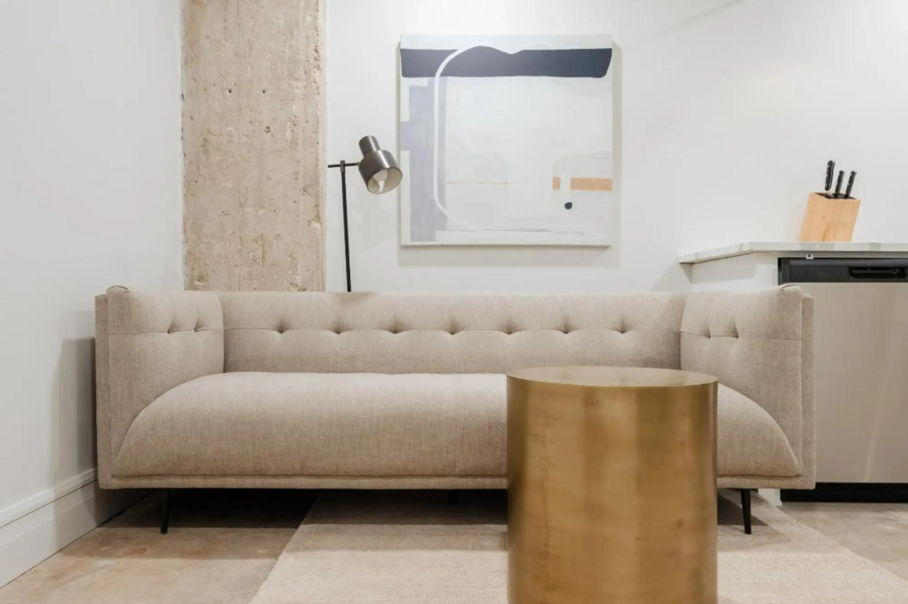 Living room in La Luz