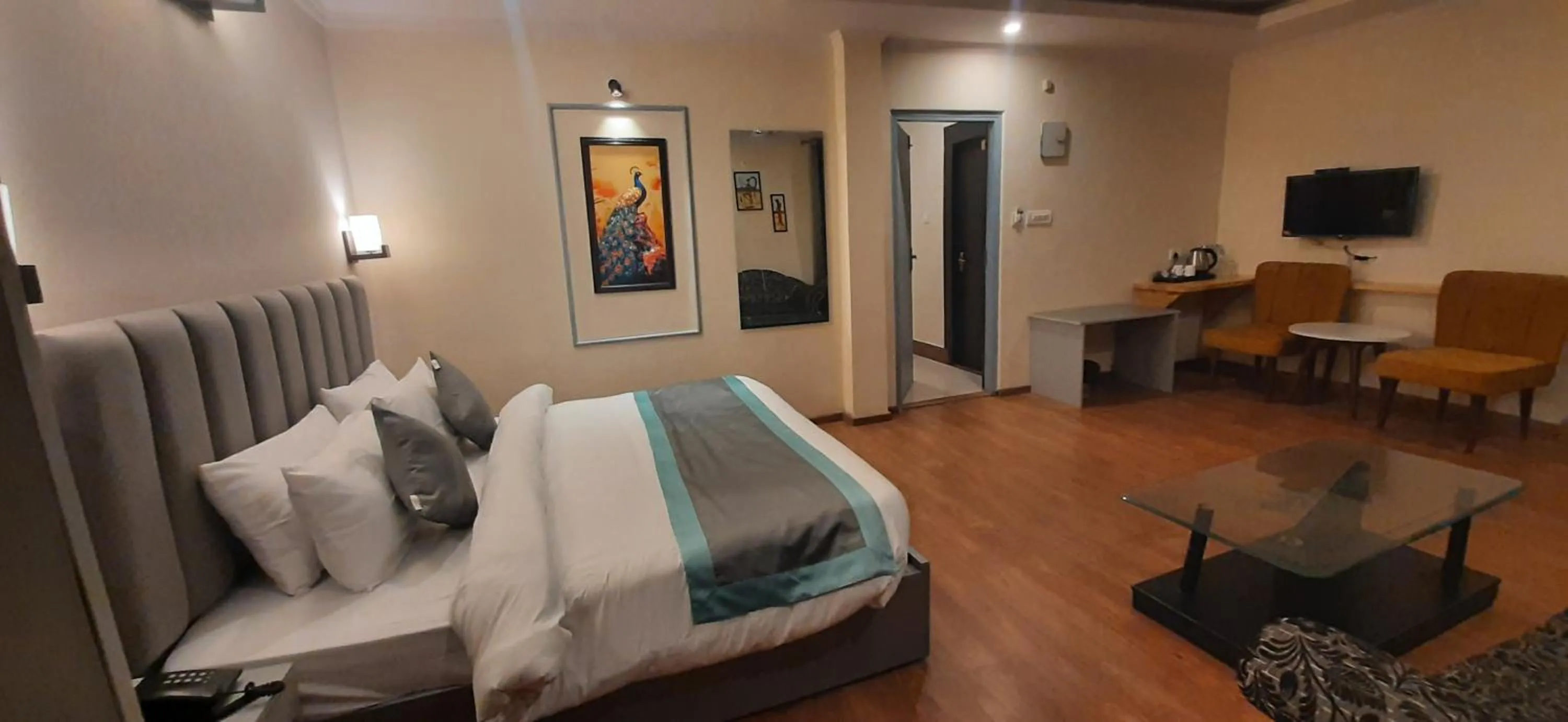 furniture, Bed in Aamod Feather Touch - Nainital