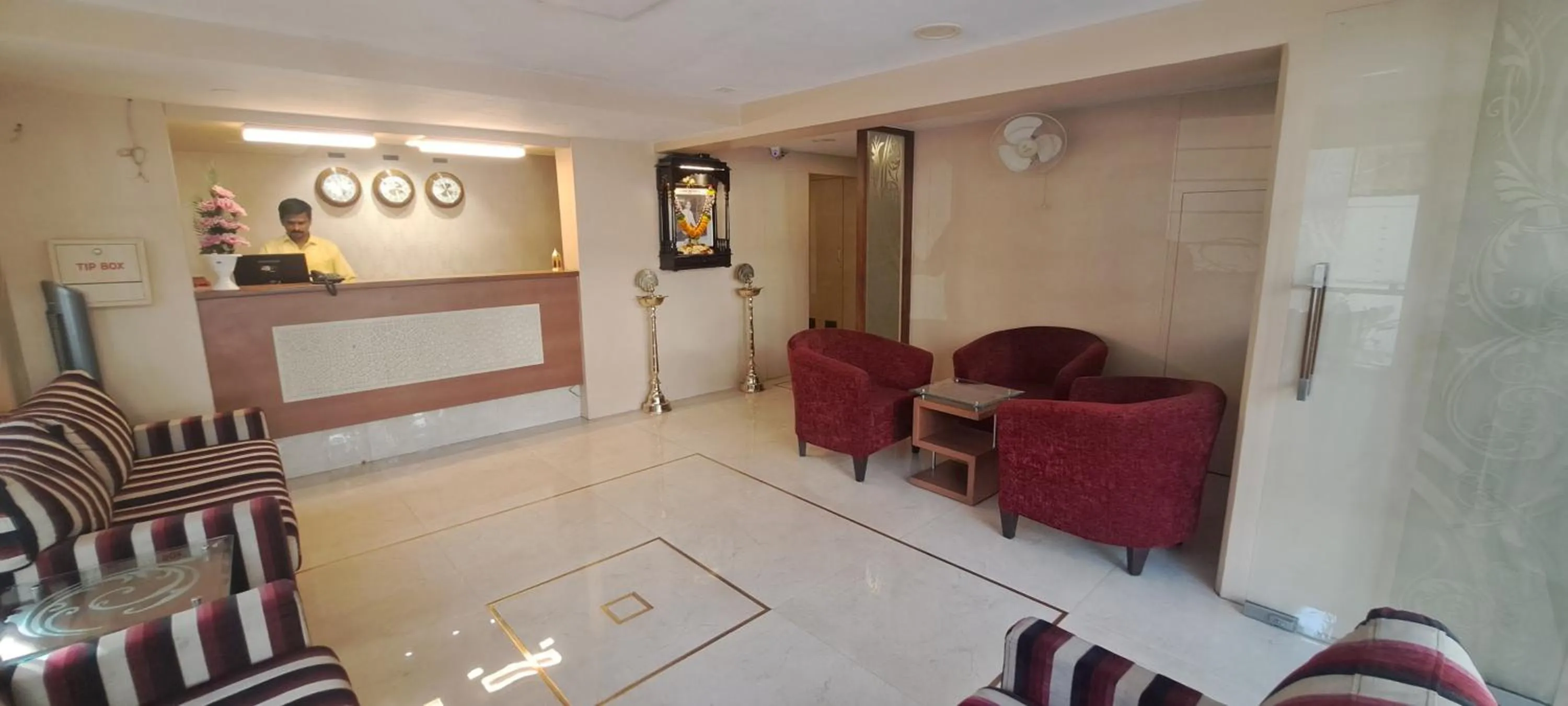 Lobby or reception in Hotel Swaroop