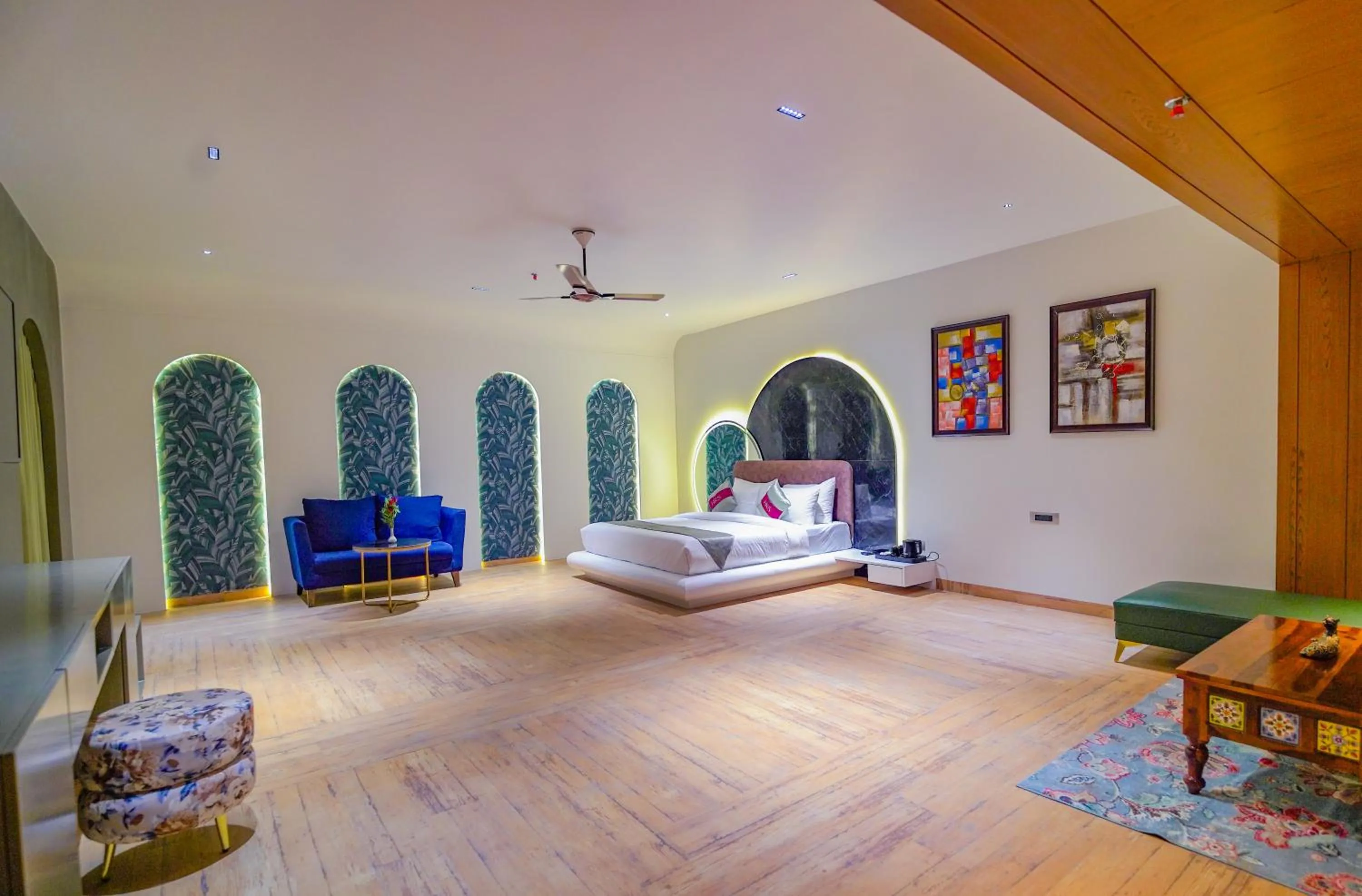 Bed in Hotel Red Stone