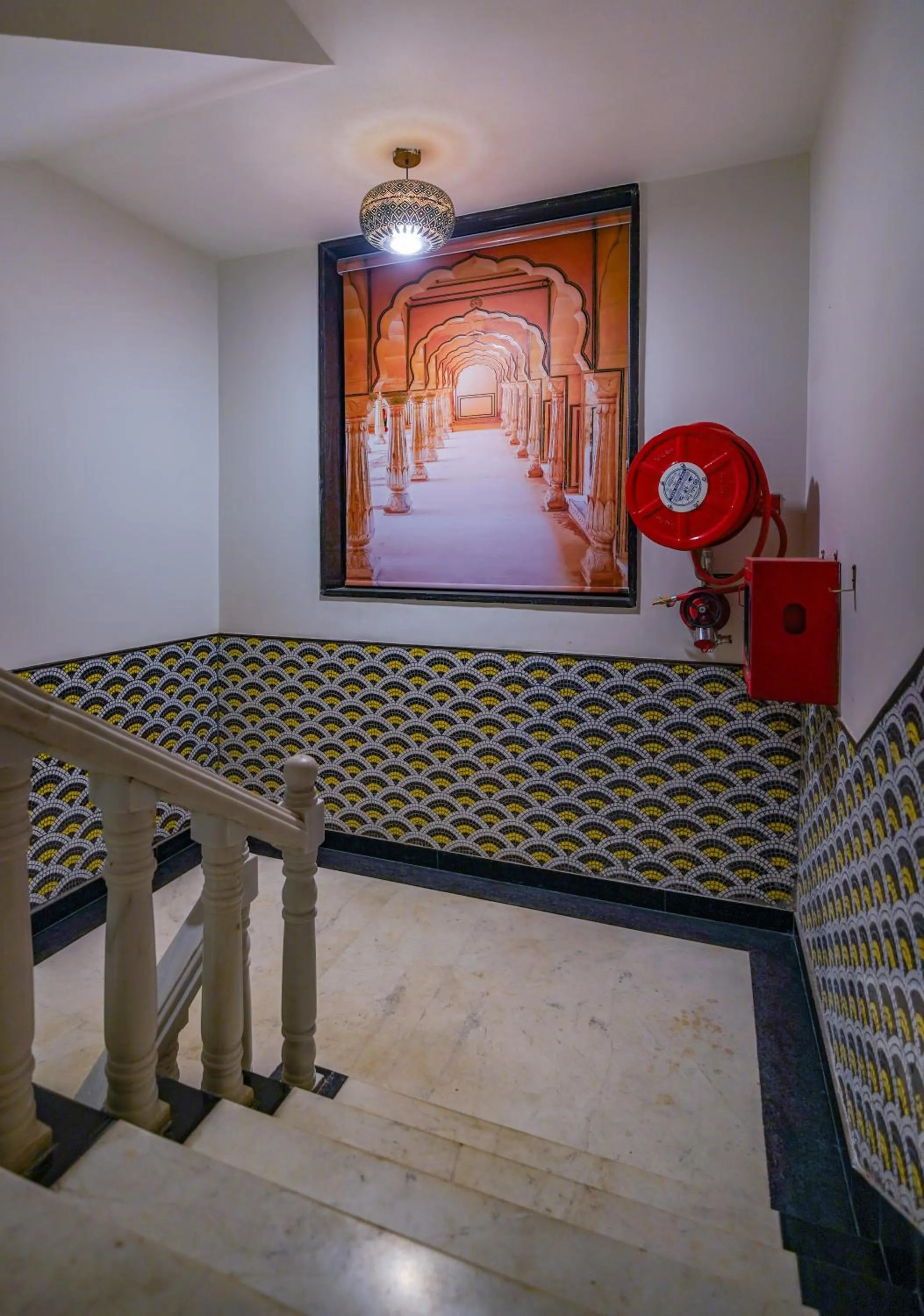 Decorative detail in Hotel Red Stone