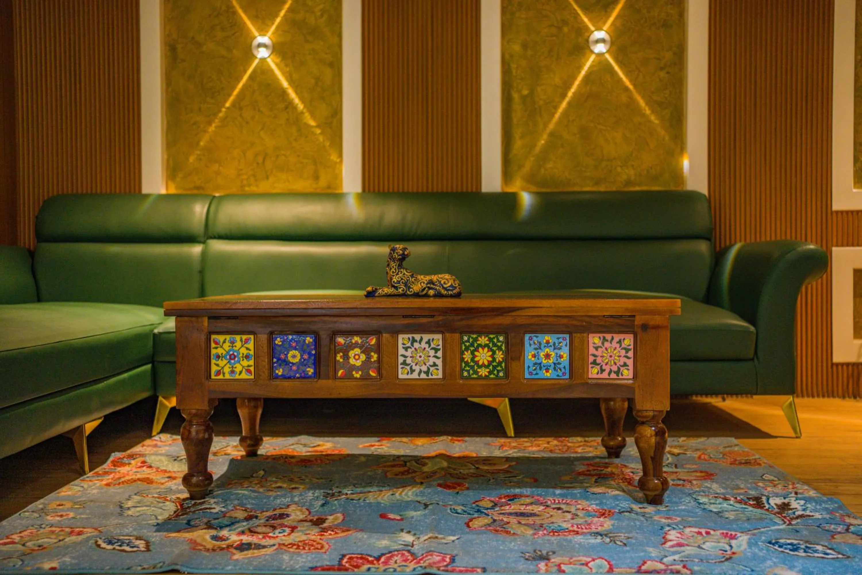 Living room in Hotel Red Stone