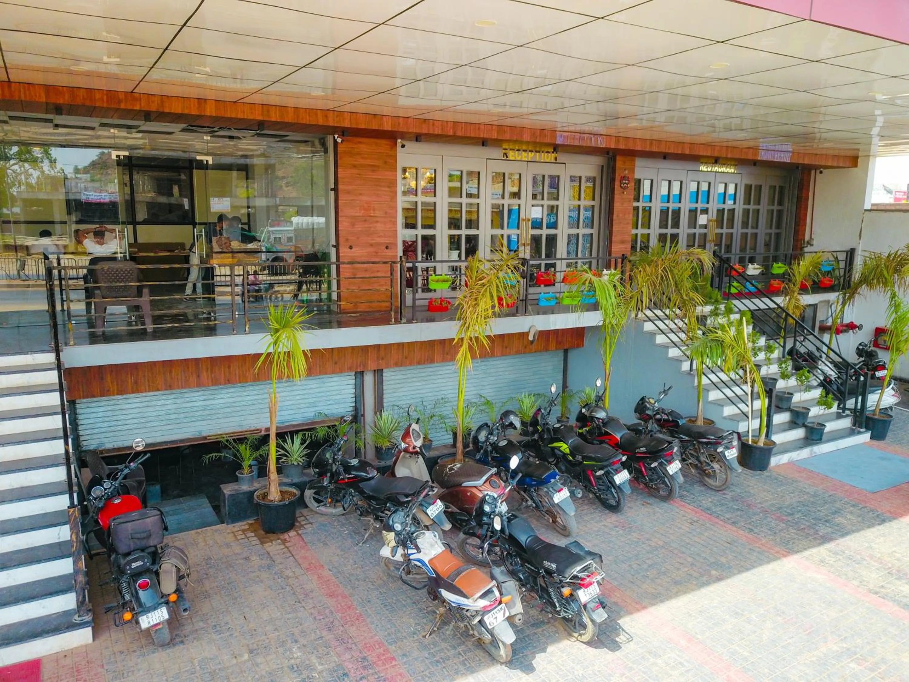 Facade/entrance in Hotel Red Stone