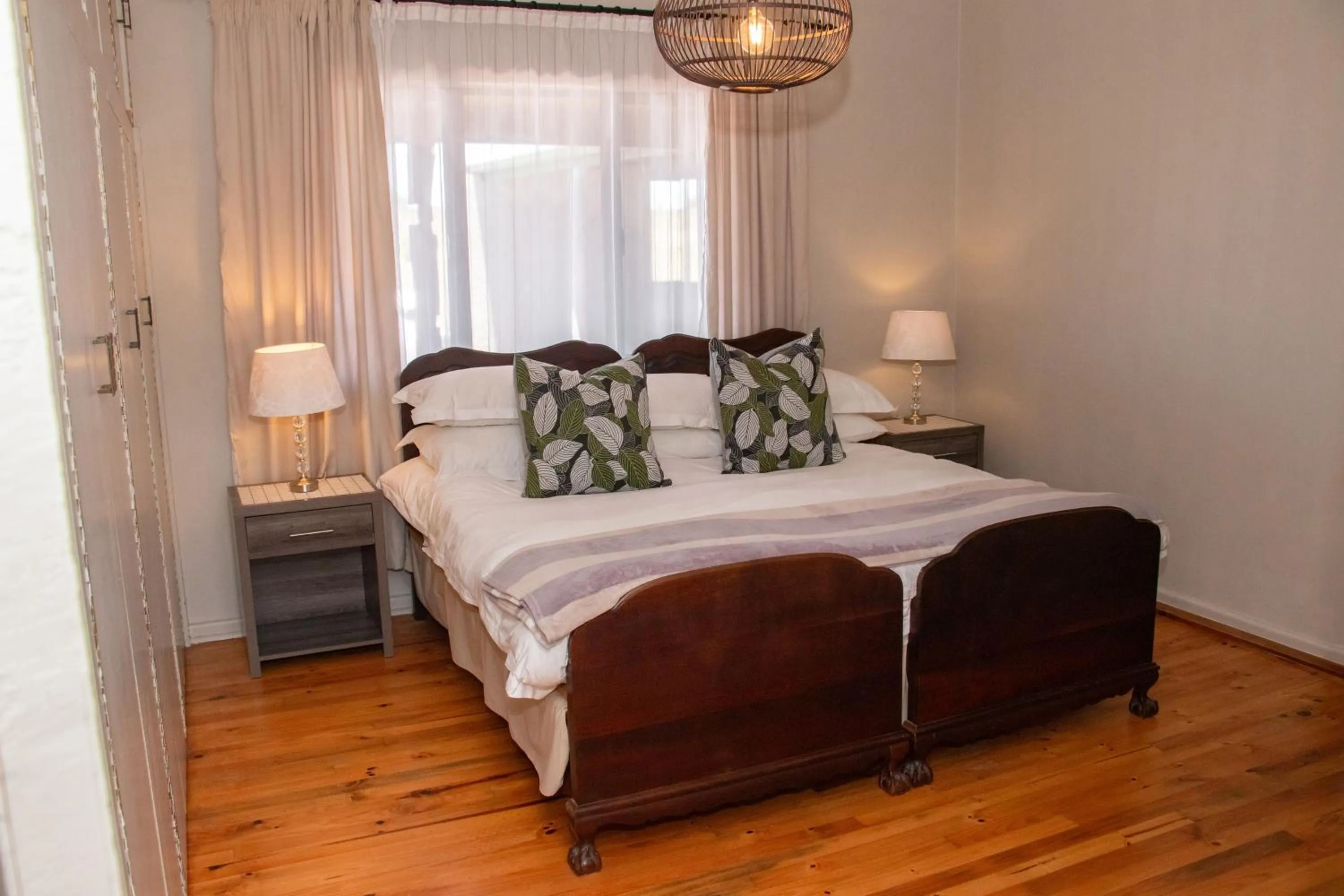 Bedroom, Bed in The Ranch House at African Safari Lodge