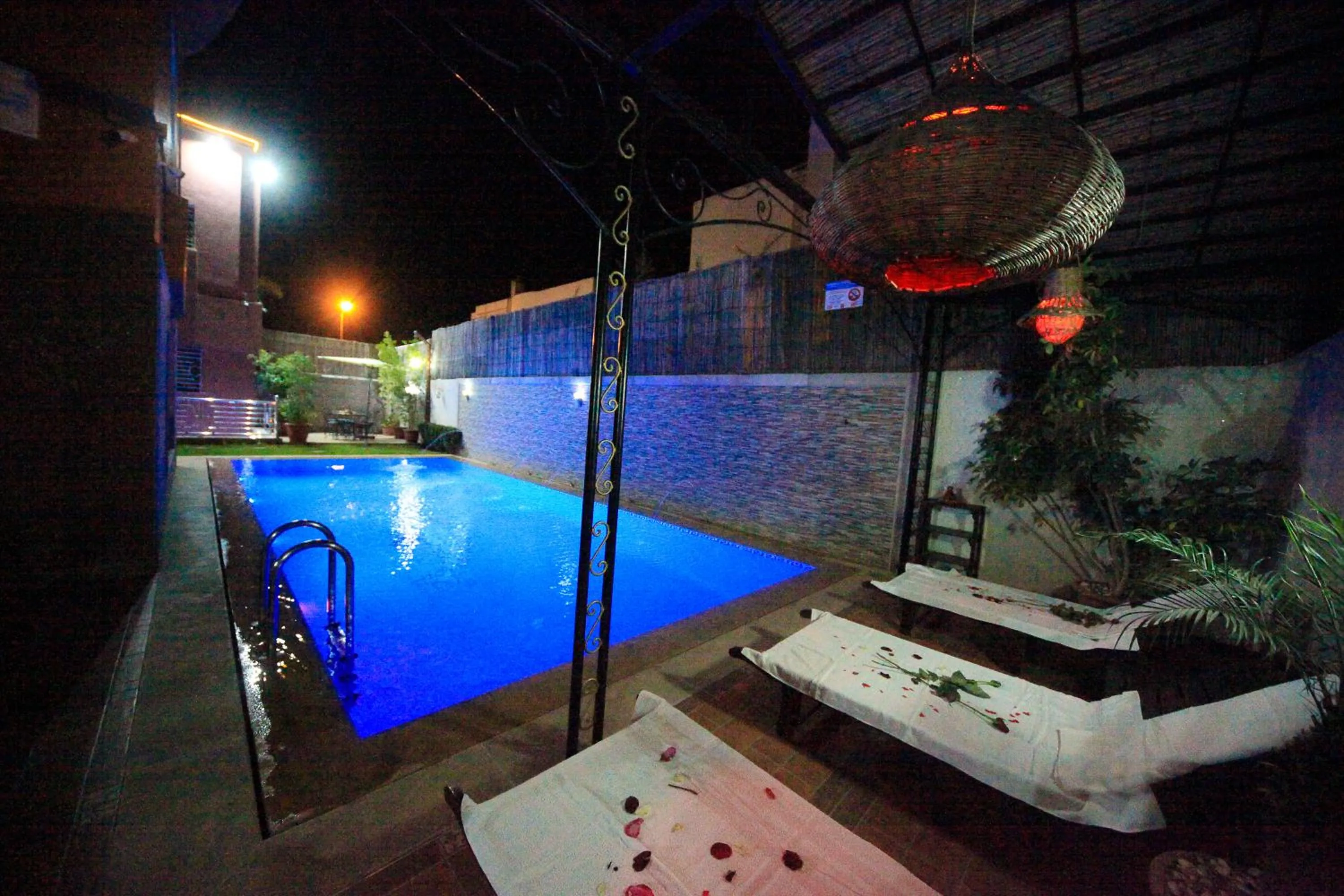 Pool view in Riad Mimosa