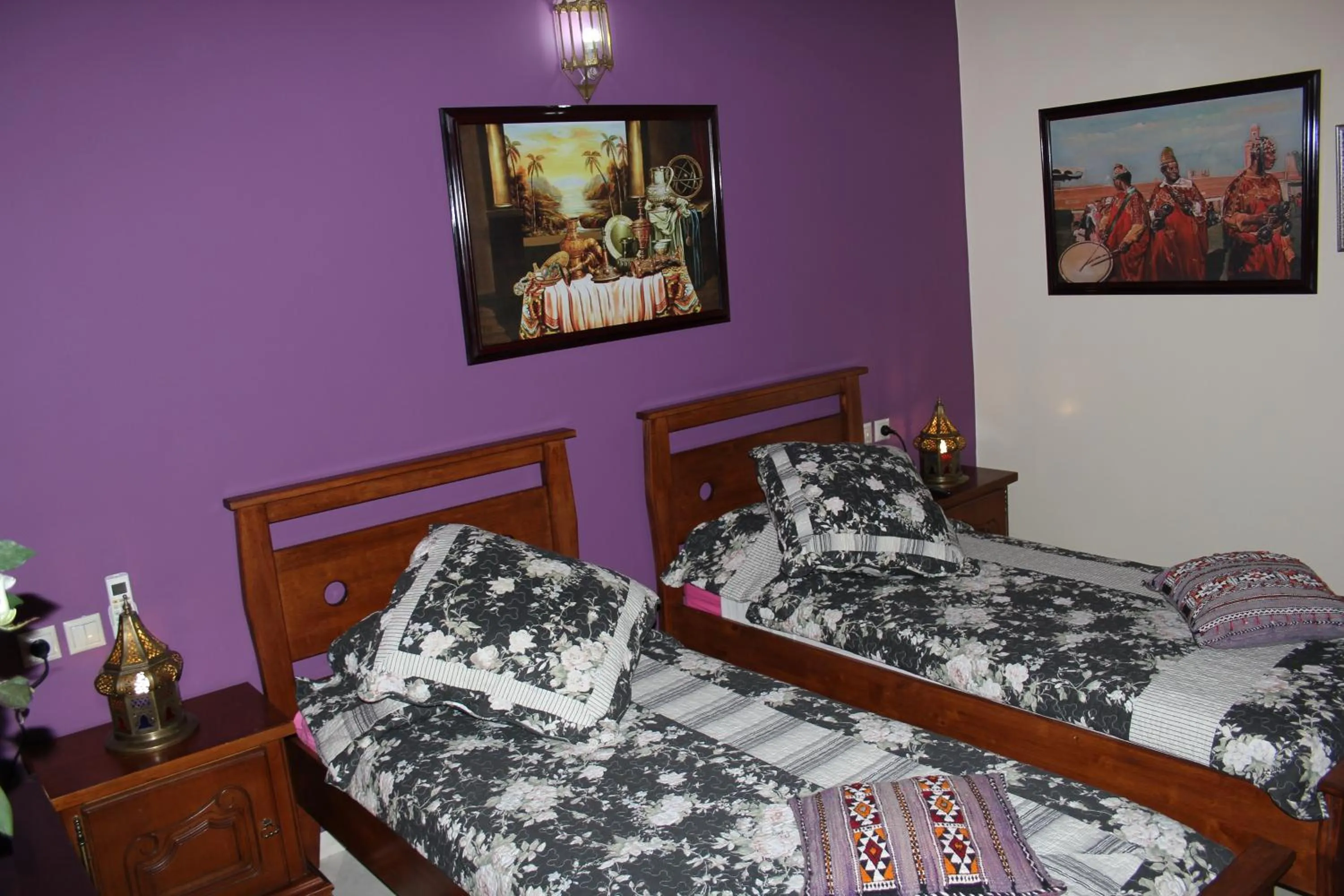 Bedroom, Bed in Riad Mimosa