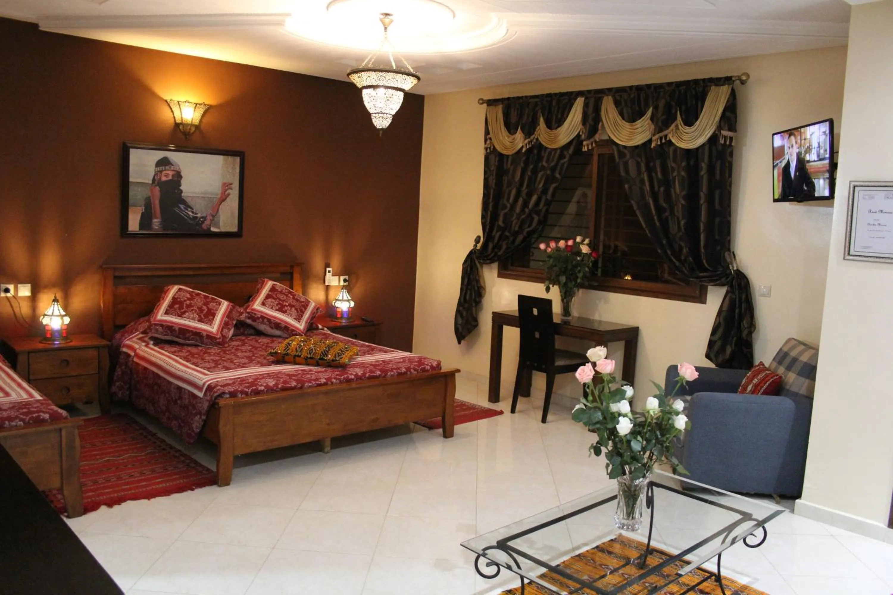 Photo of the whole room in Riad Mimosa