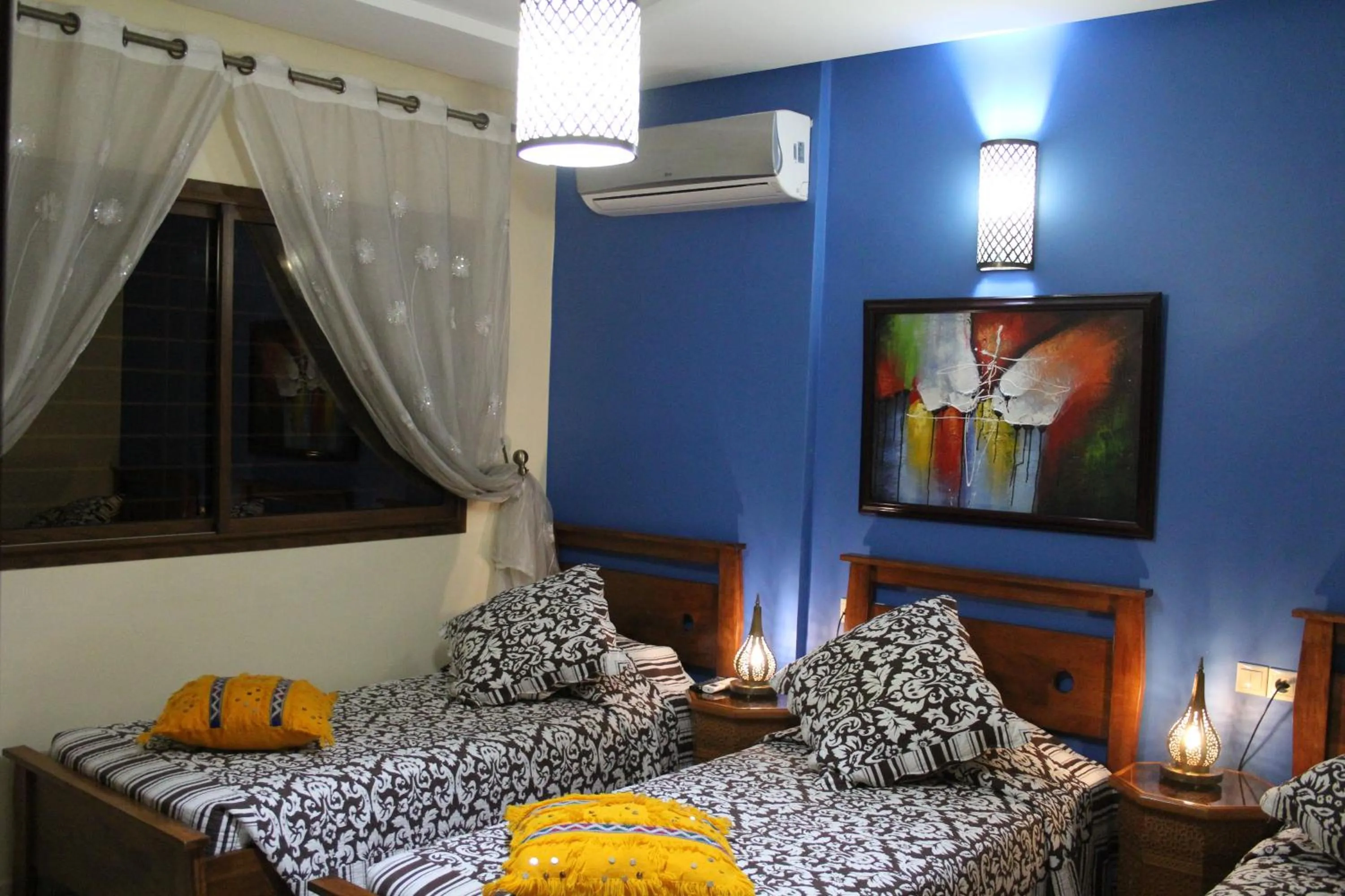 Property building, Bed in Riad Mimosa