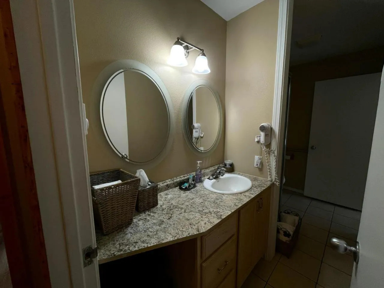 Bathroom in Riverfront Motel & Cabins