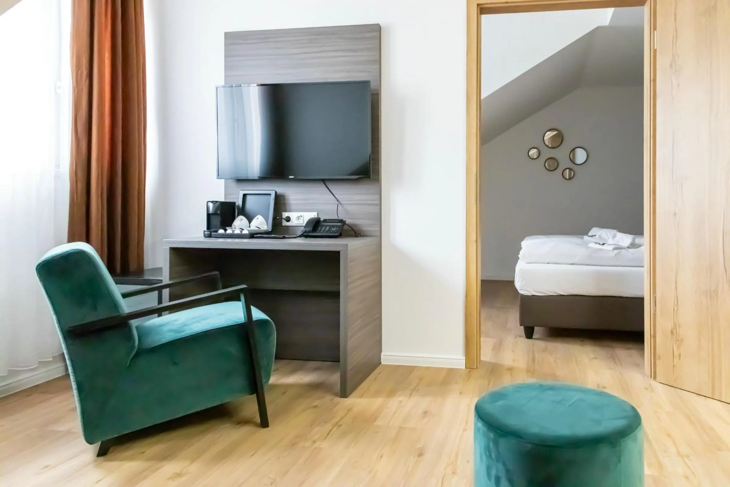 Seating area, Bed in Central Hotel & Lounge Adult Only