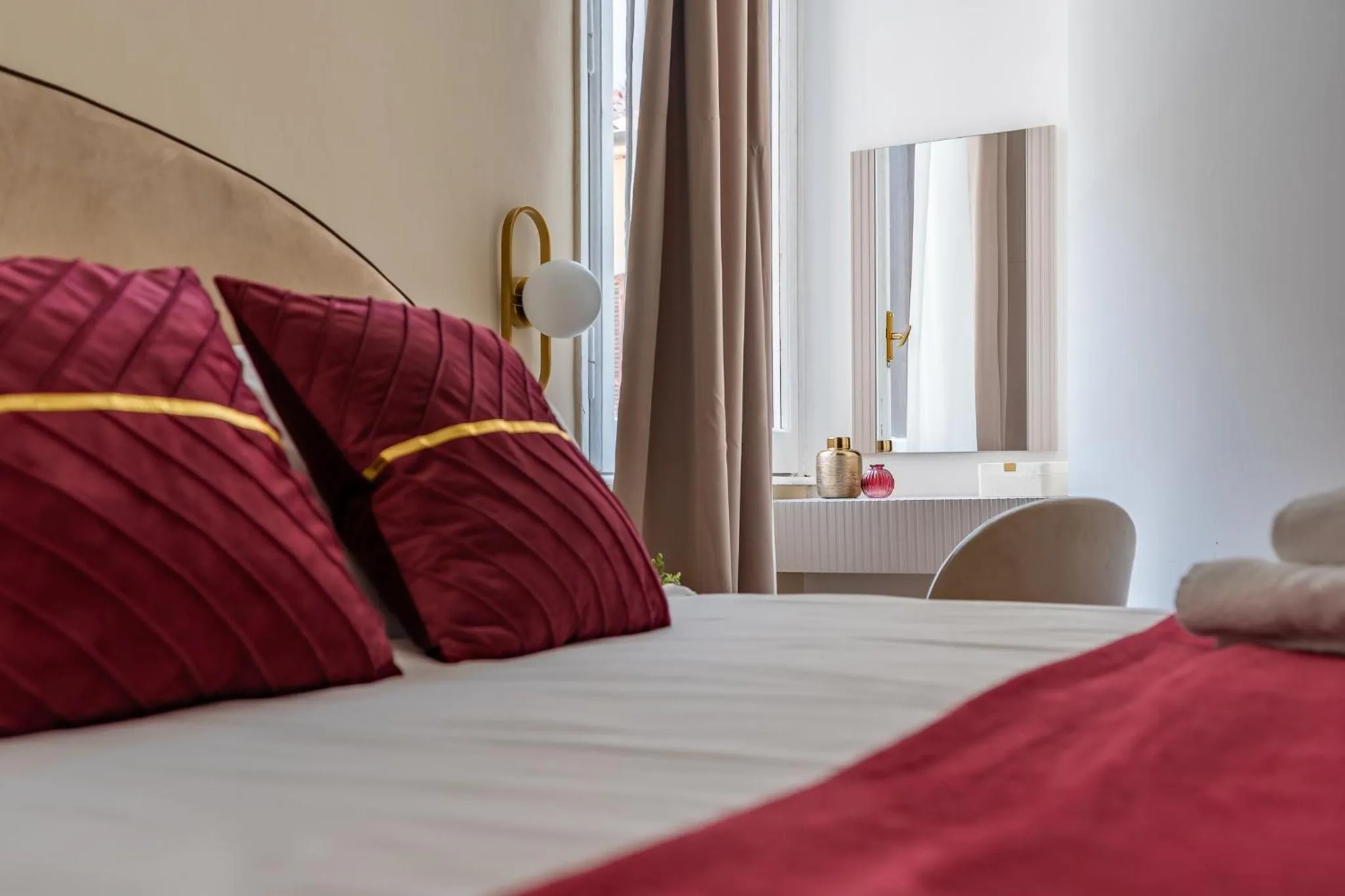 Decorative detail, Bed in Decimo Meridio- At Spanish Steps-