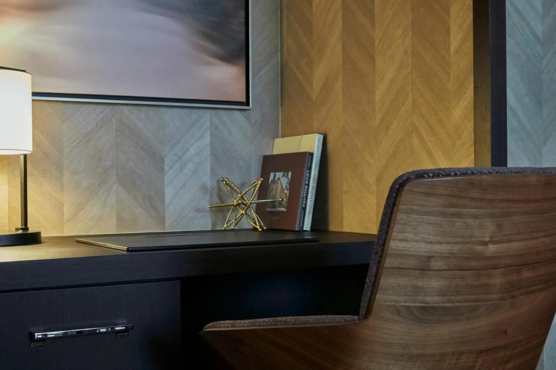 Bedroom in Loews Chicago Hotel