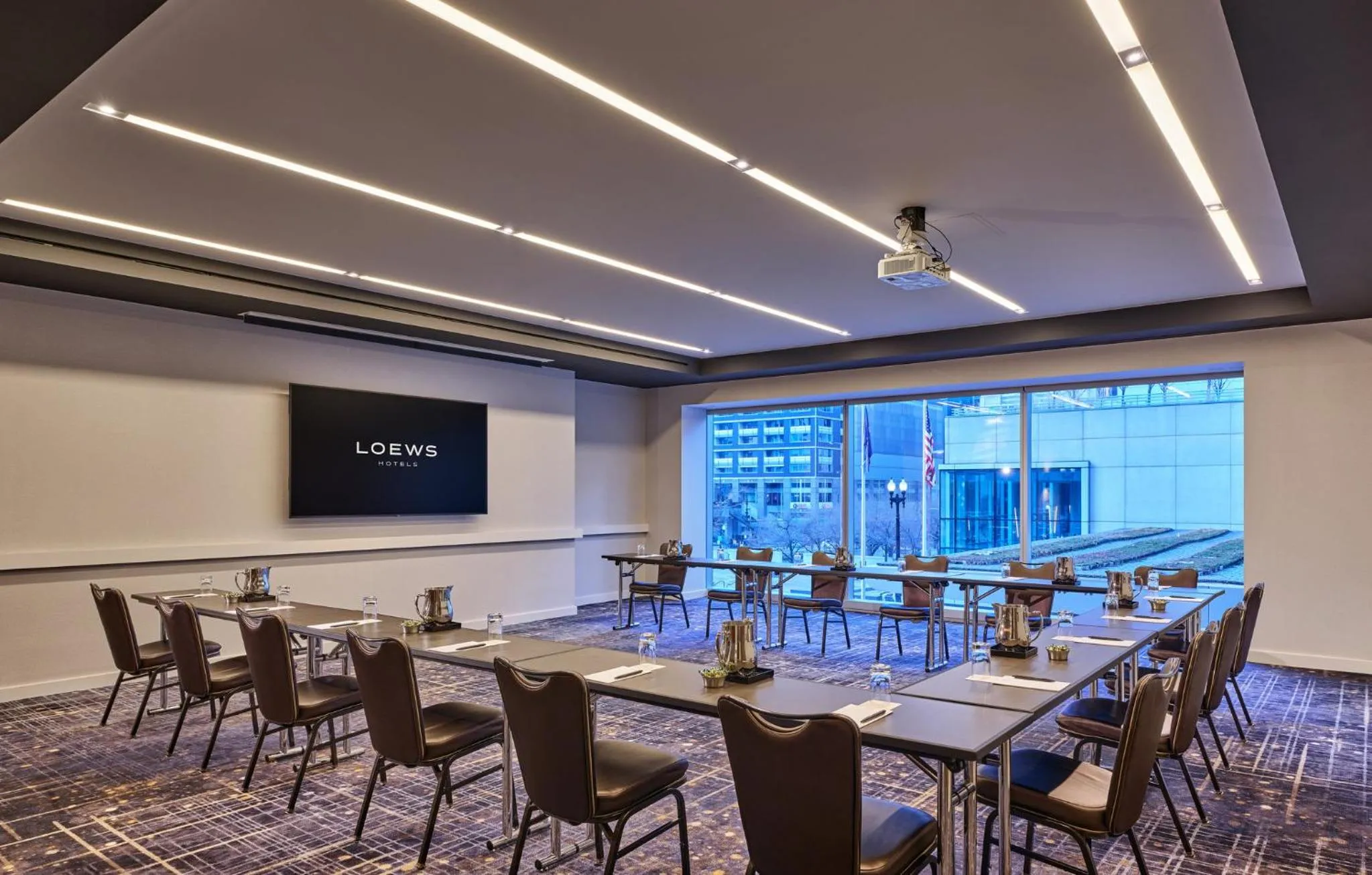 BBQ facilities in Loews Chicago Hotel