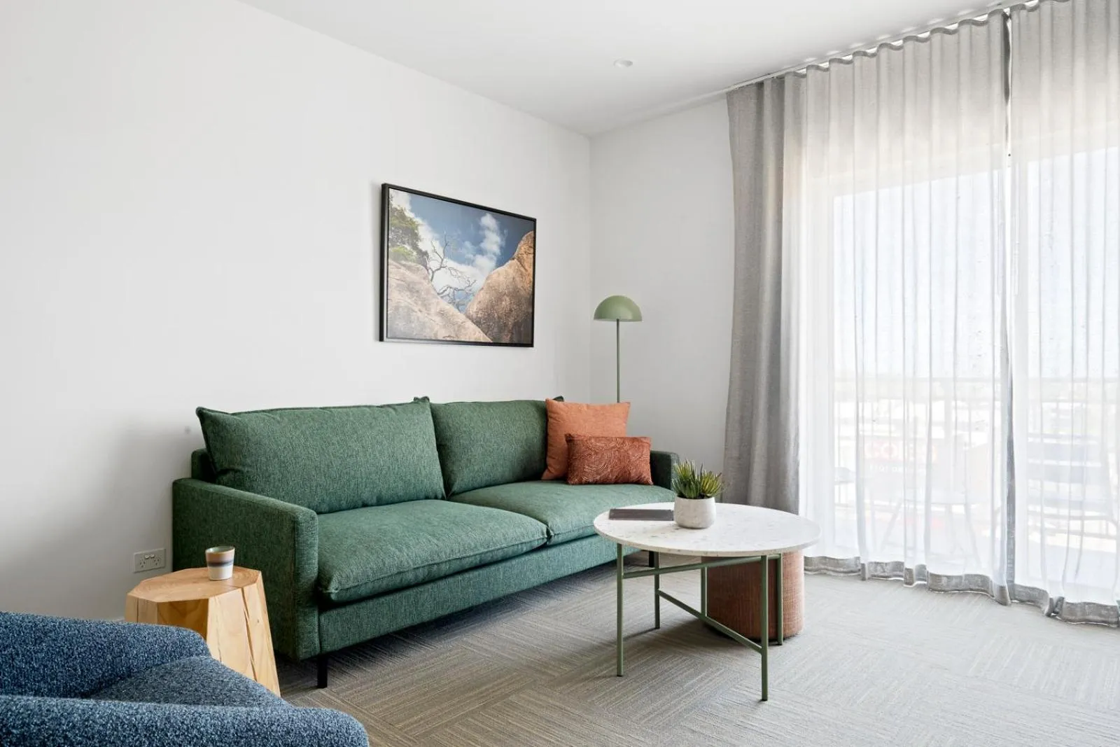 Living room in Quest Townsville on Eyre