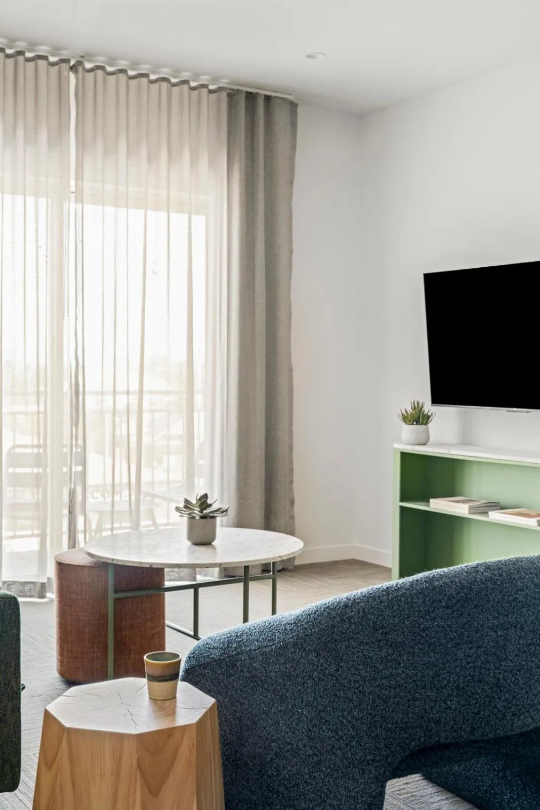 Living room in Quest Townsville on Eyre