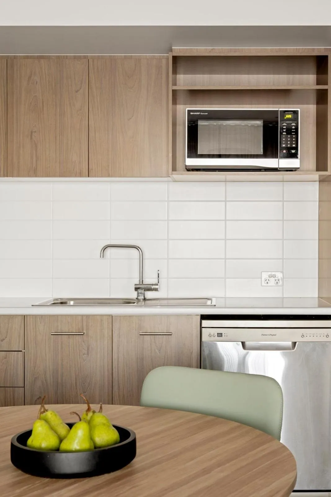 kitchen in Quest Townsville on Eyre