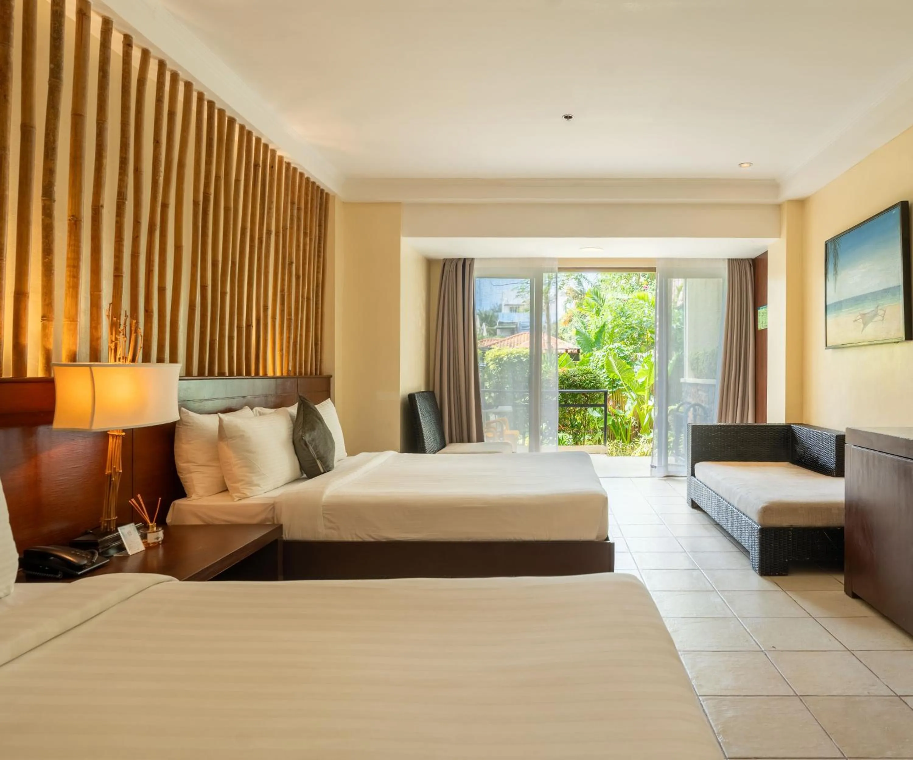 Photo of the whole room, Bed in Le Soleil de Boracay Hotel