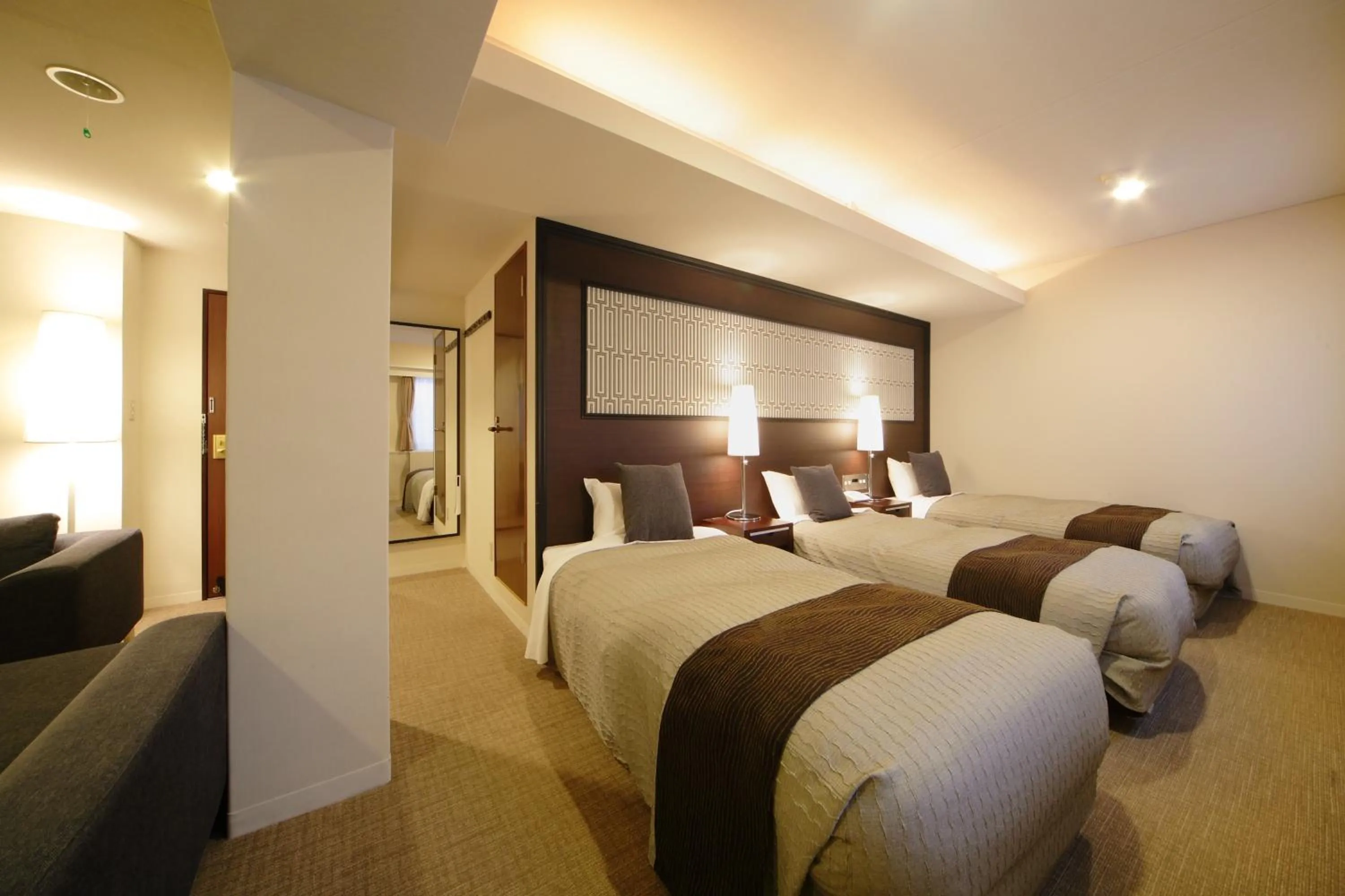 Photo of the whole room, Bed in Grand Park Hotel EX Fukushimaebisu