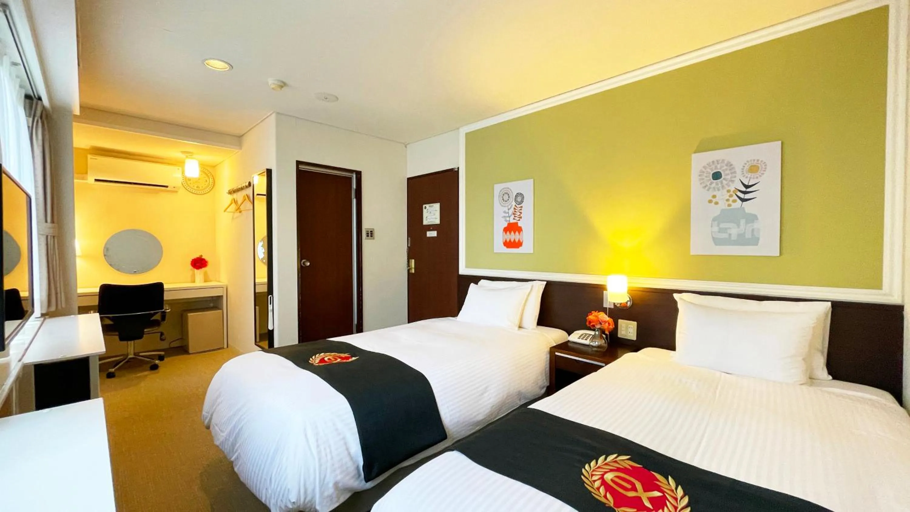 Bed in Grand Park Hotel EX Fukushimaebisu