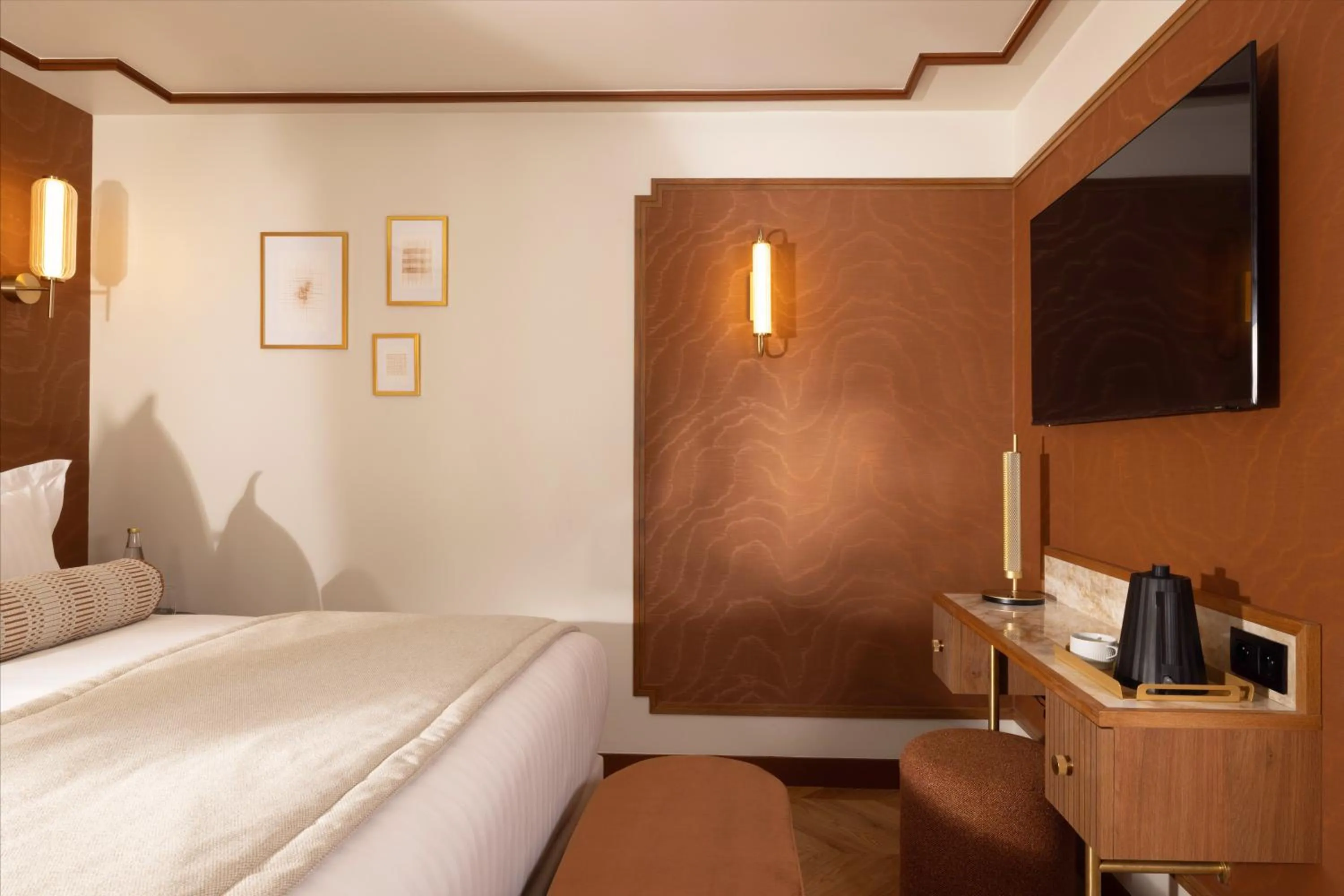 Bed in Hôtel Filigrane & Spa