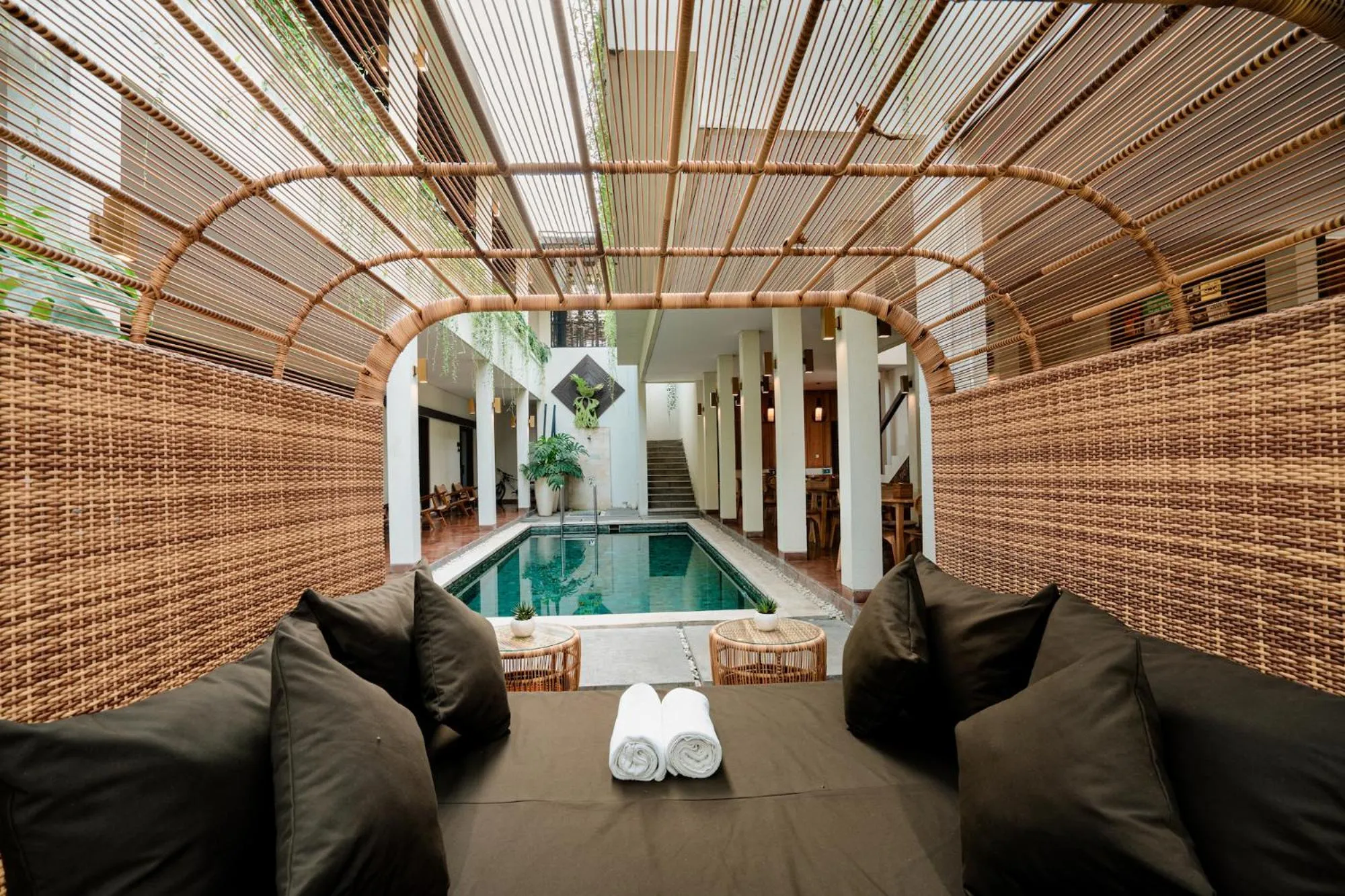 Pool view in Sedasa Lodge