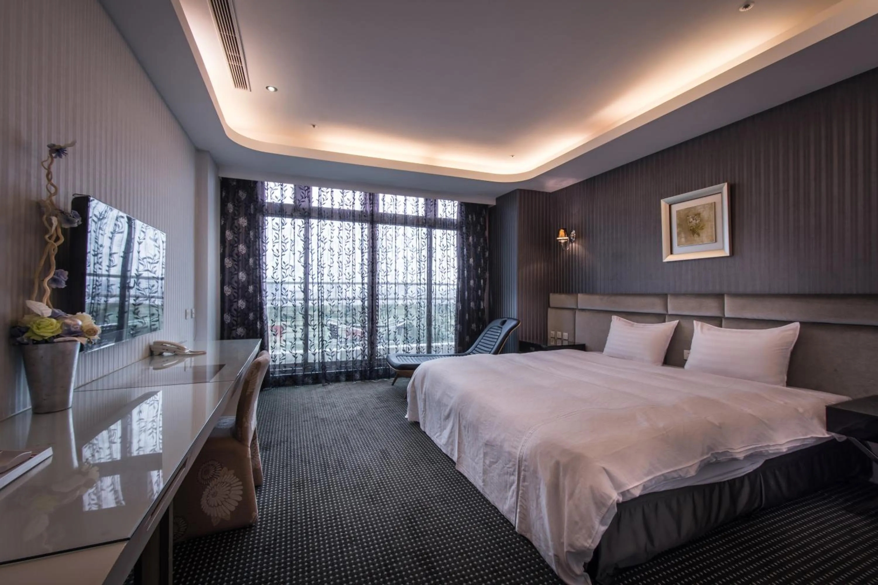 Bed in Shianghu Boutique Hotel