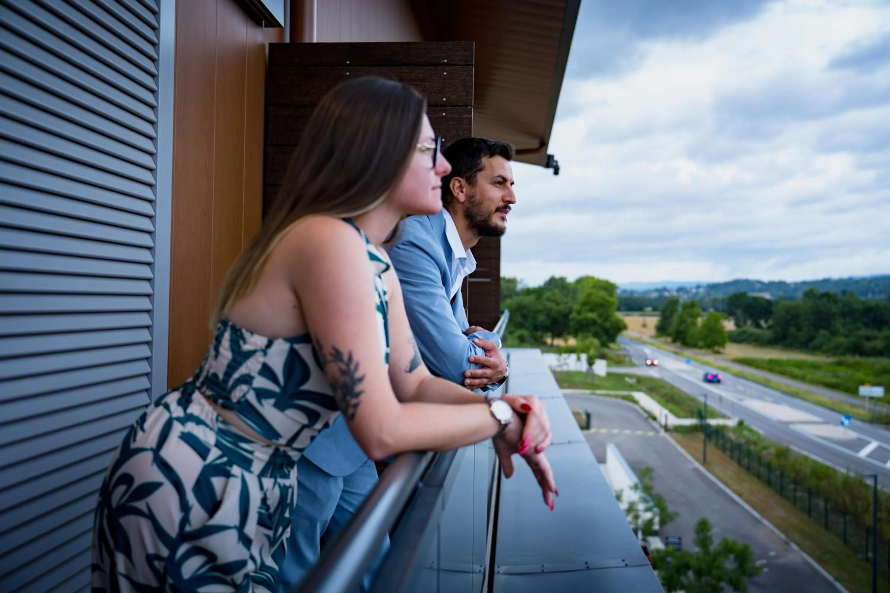 Balcony/Terrace in Bô Hôtels Ambronay