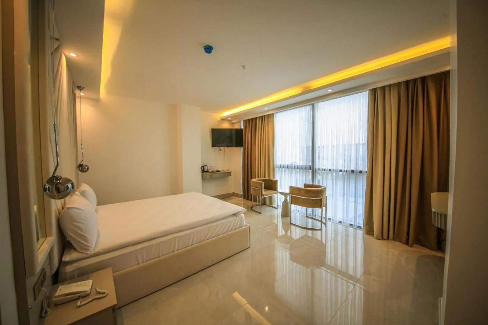 Bed in GÖRGÜLÜ HOTEL