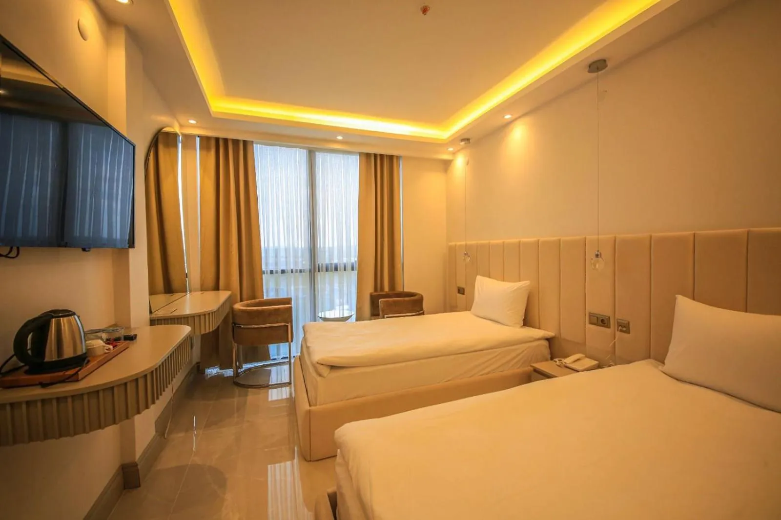 Bed in GÖRGÜLÜ HOTEL