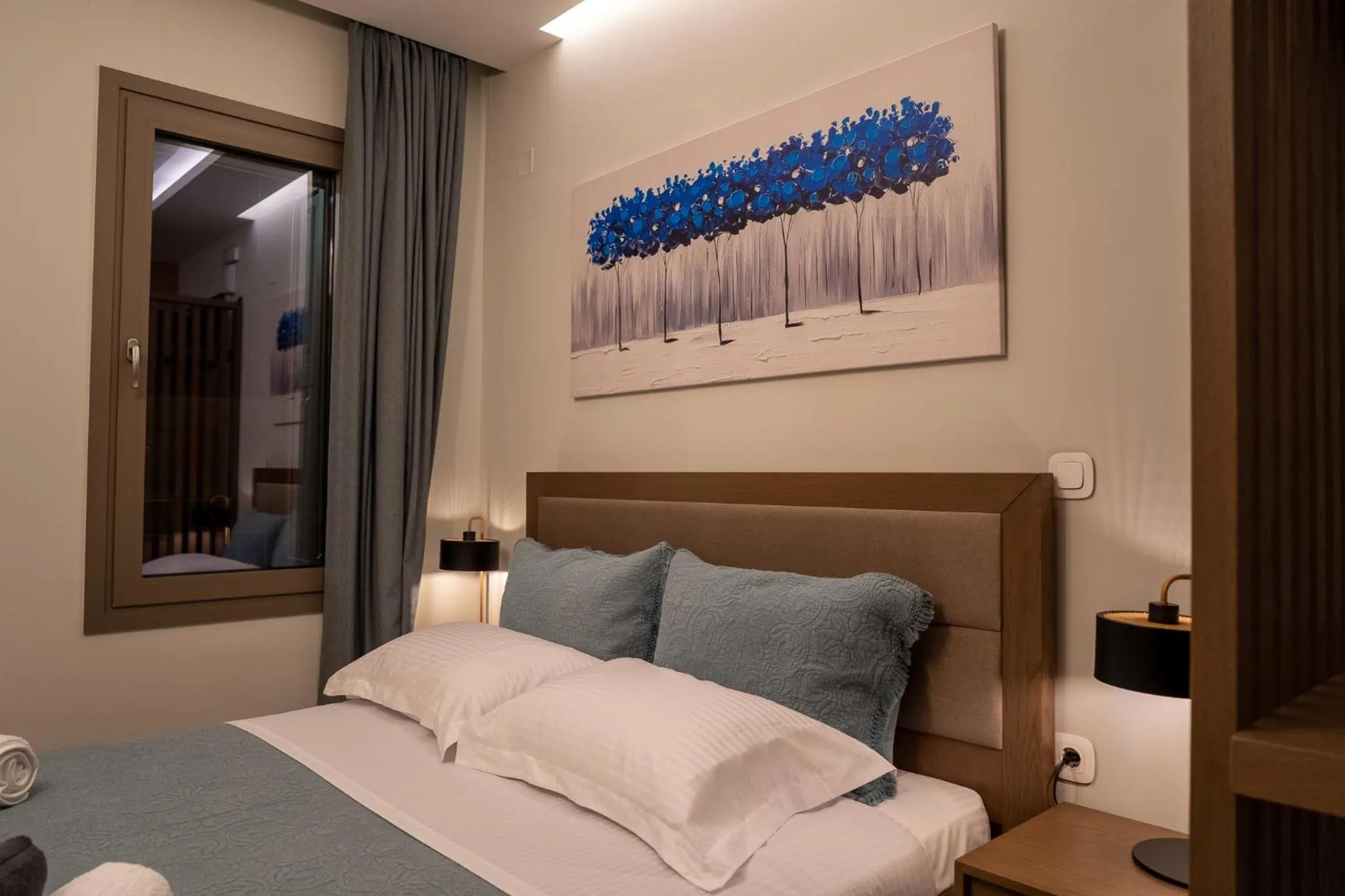 Internal: Not applicable to any particular room, Bed in Akti Vigla Apartments