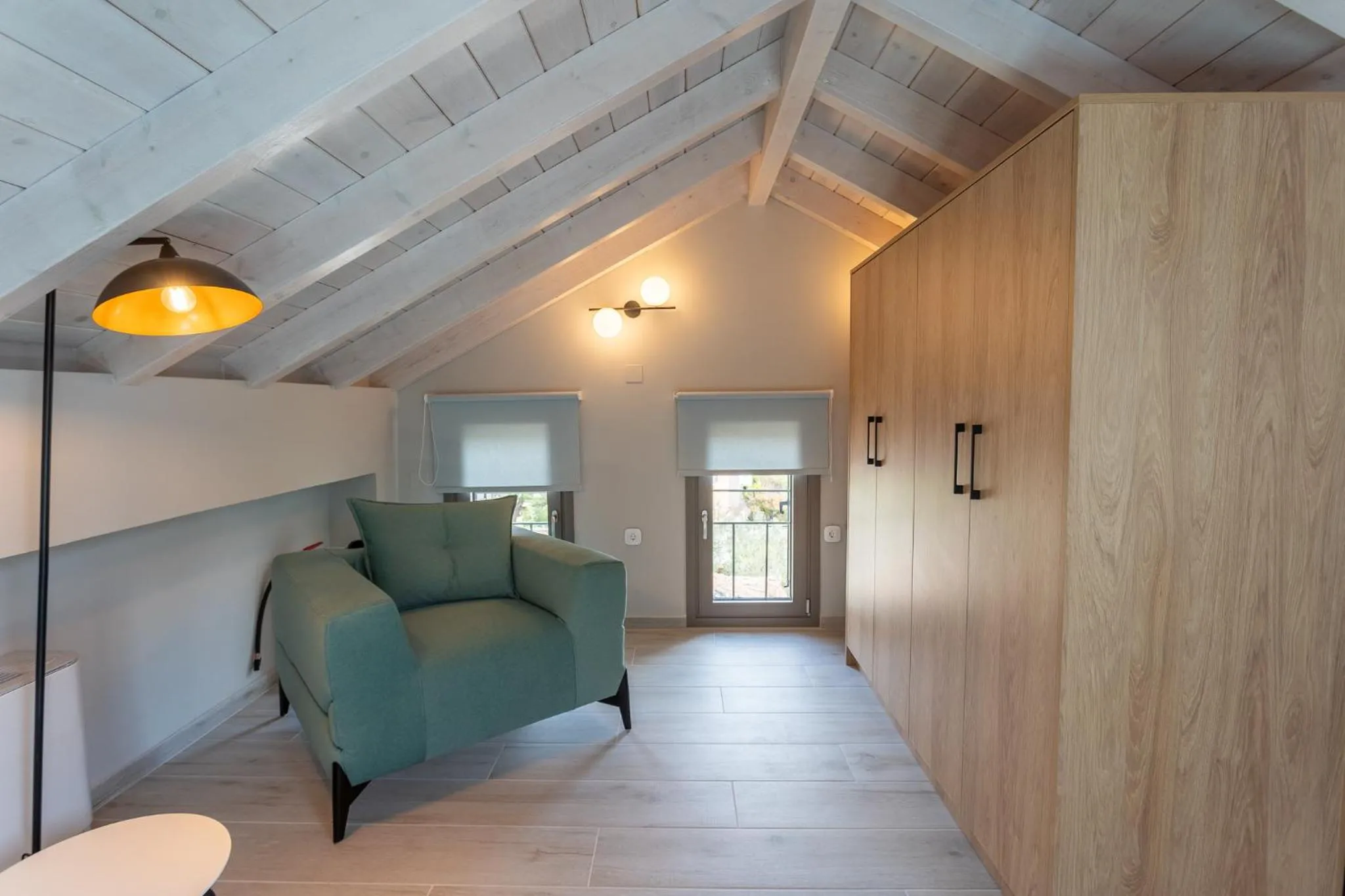 Seating area in Akti Vigla Apartments