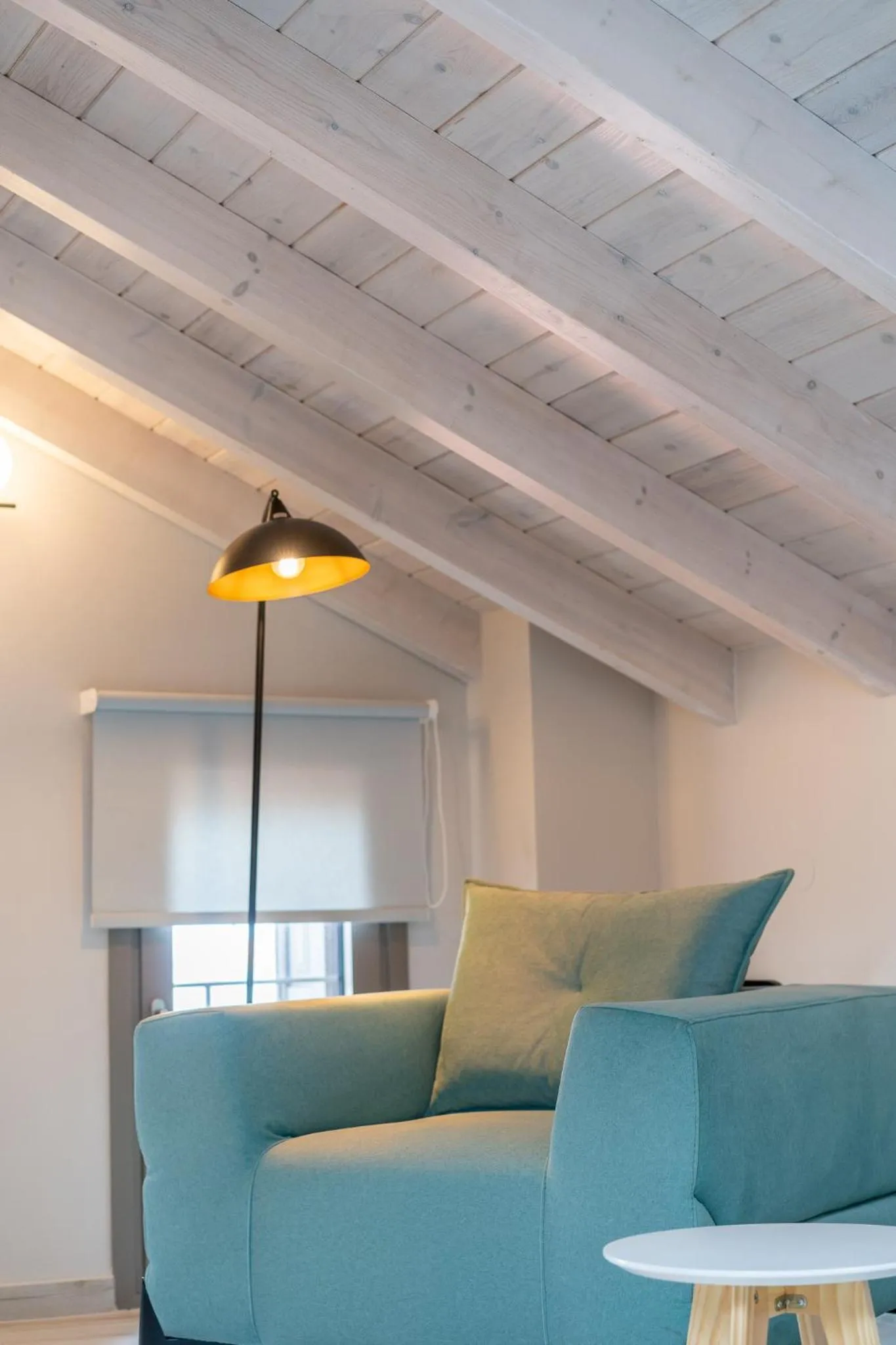 Seating area in Akti Vigla Apartments