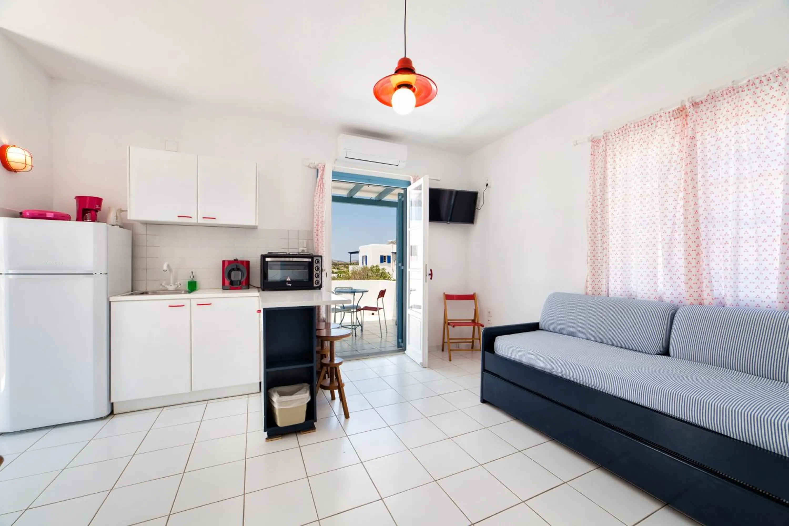 Living room in Fivos Apartments