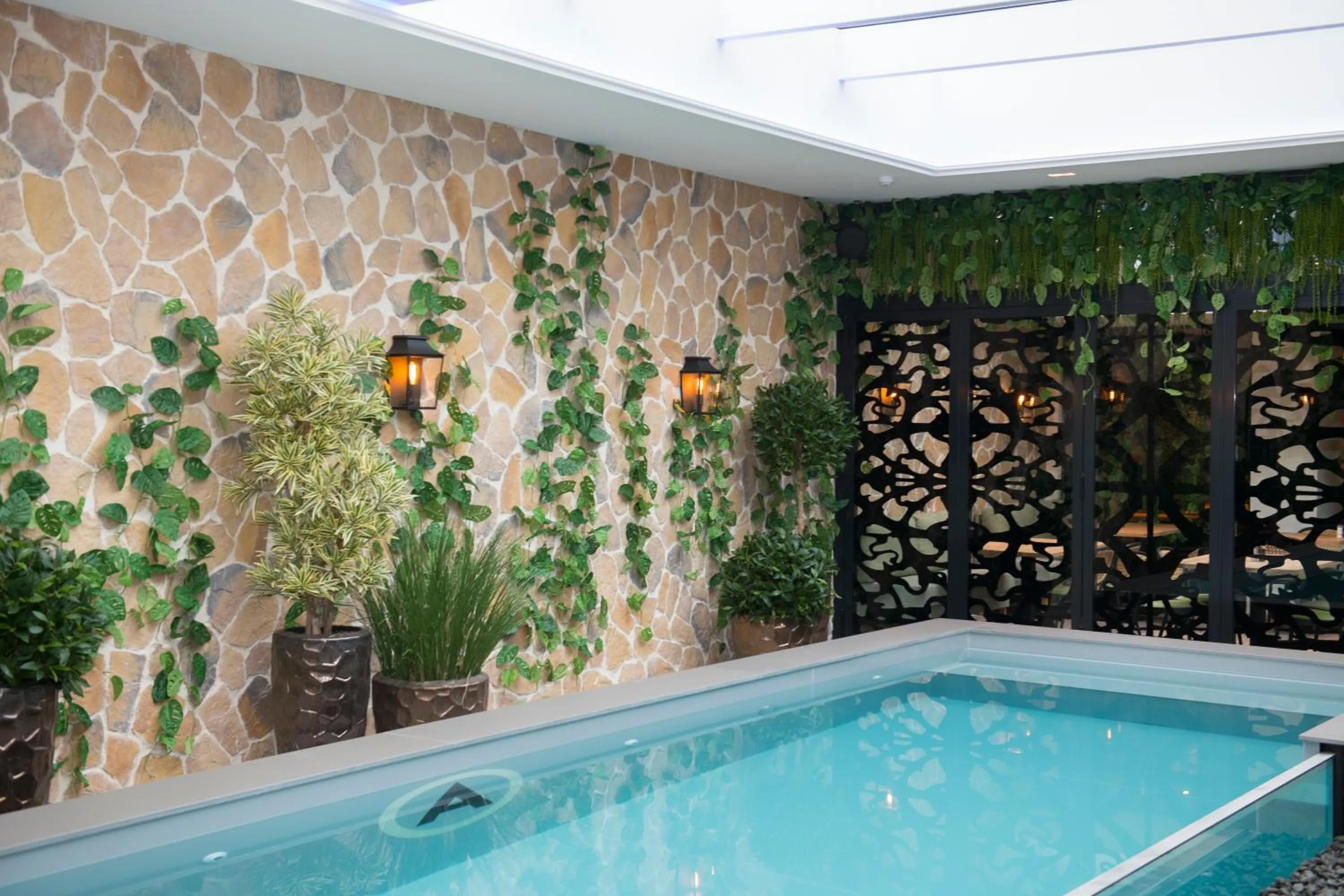Swimming pool in Boutique Hotel Jersey