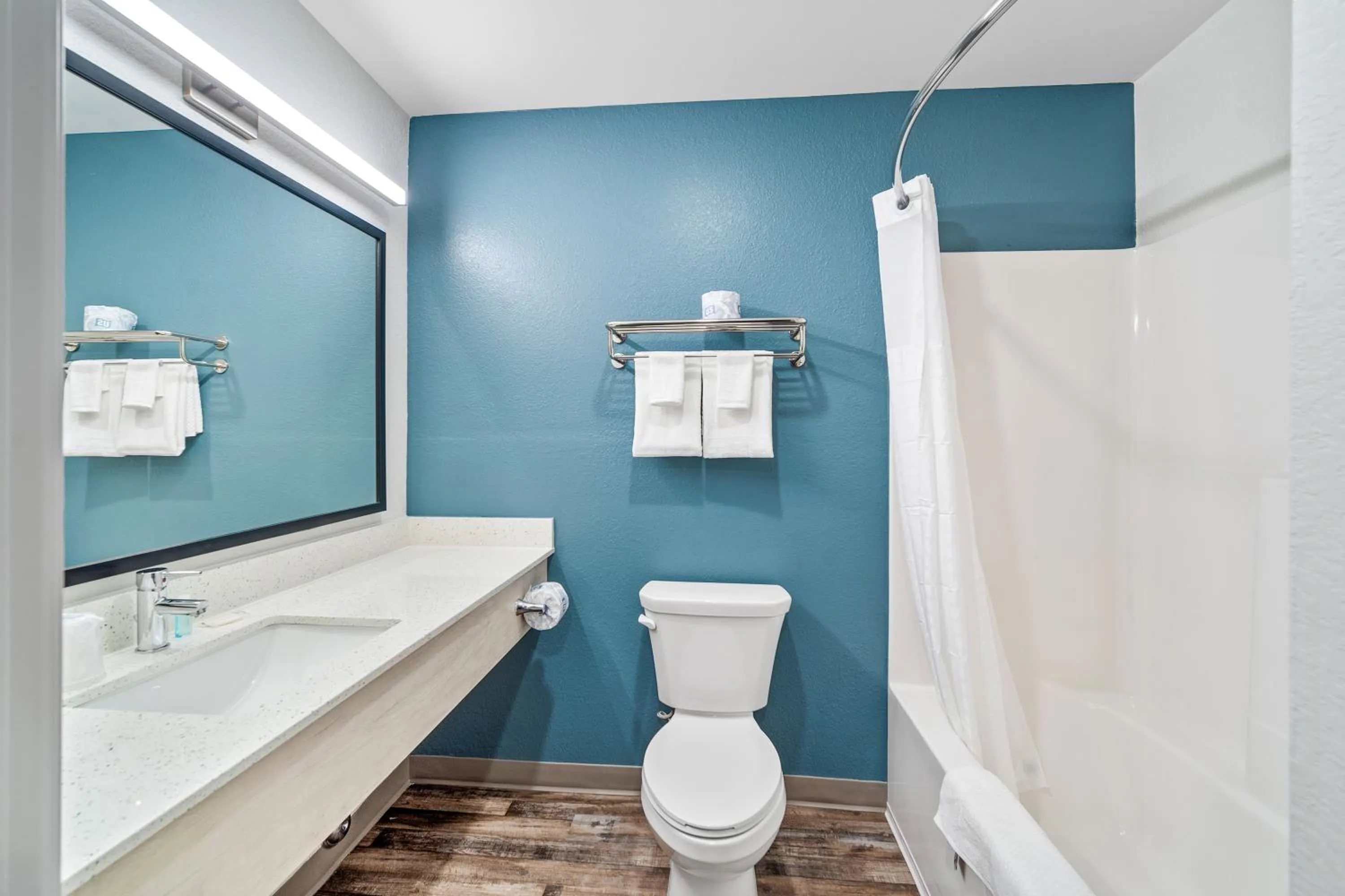 Shower in WoodSpring Suites Fort Myers - Cape Coral