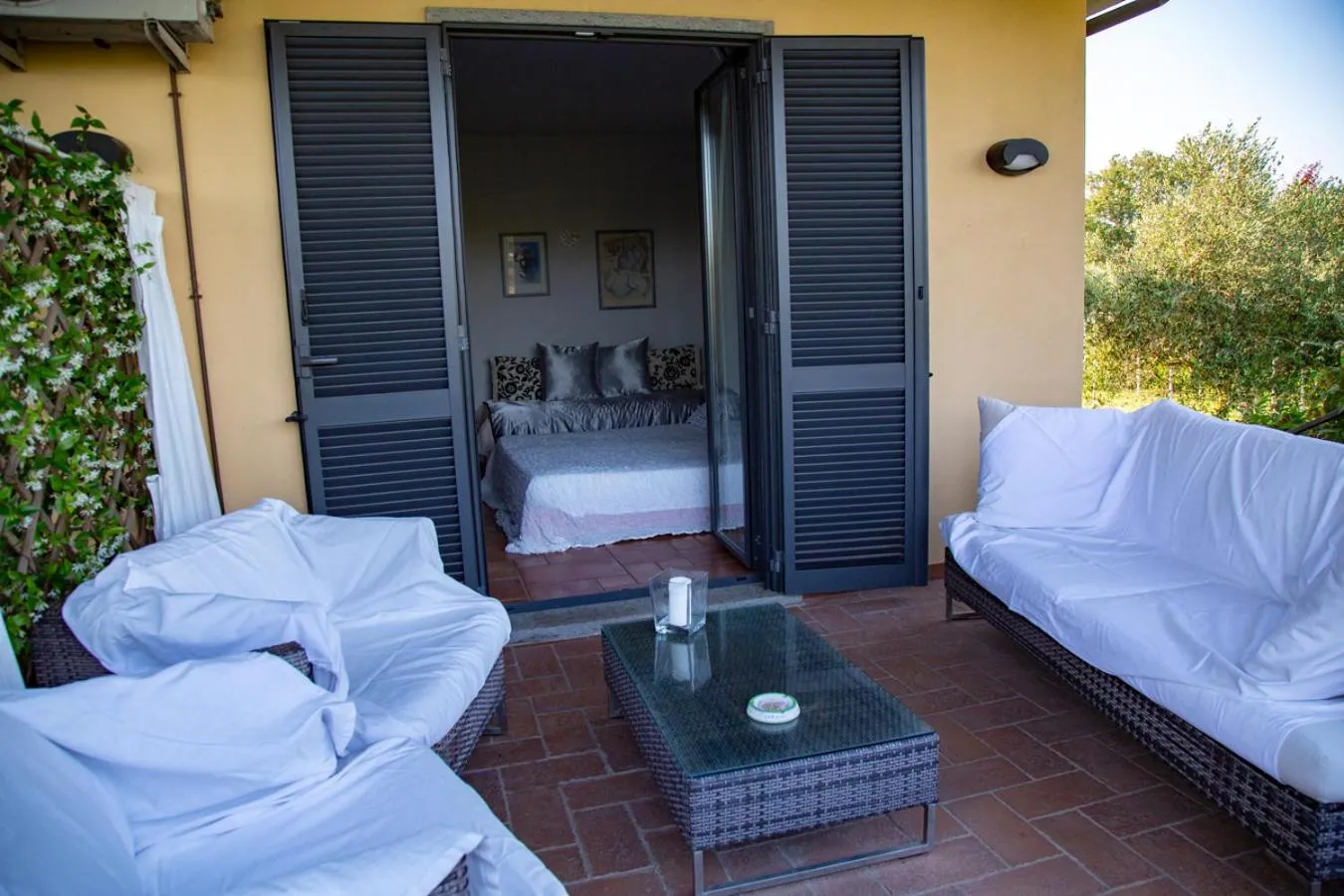 Patio in Bed and breakfast Ellera Viterbo