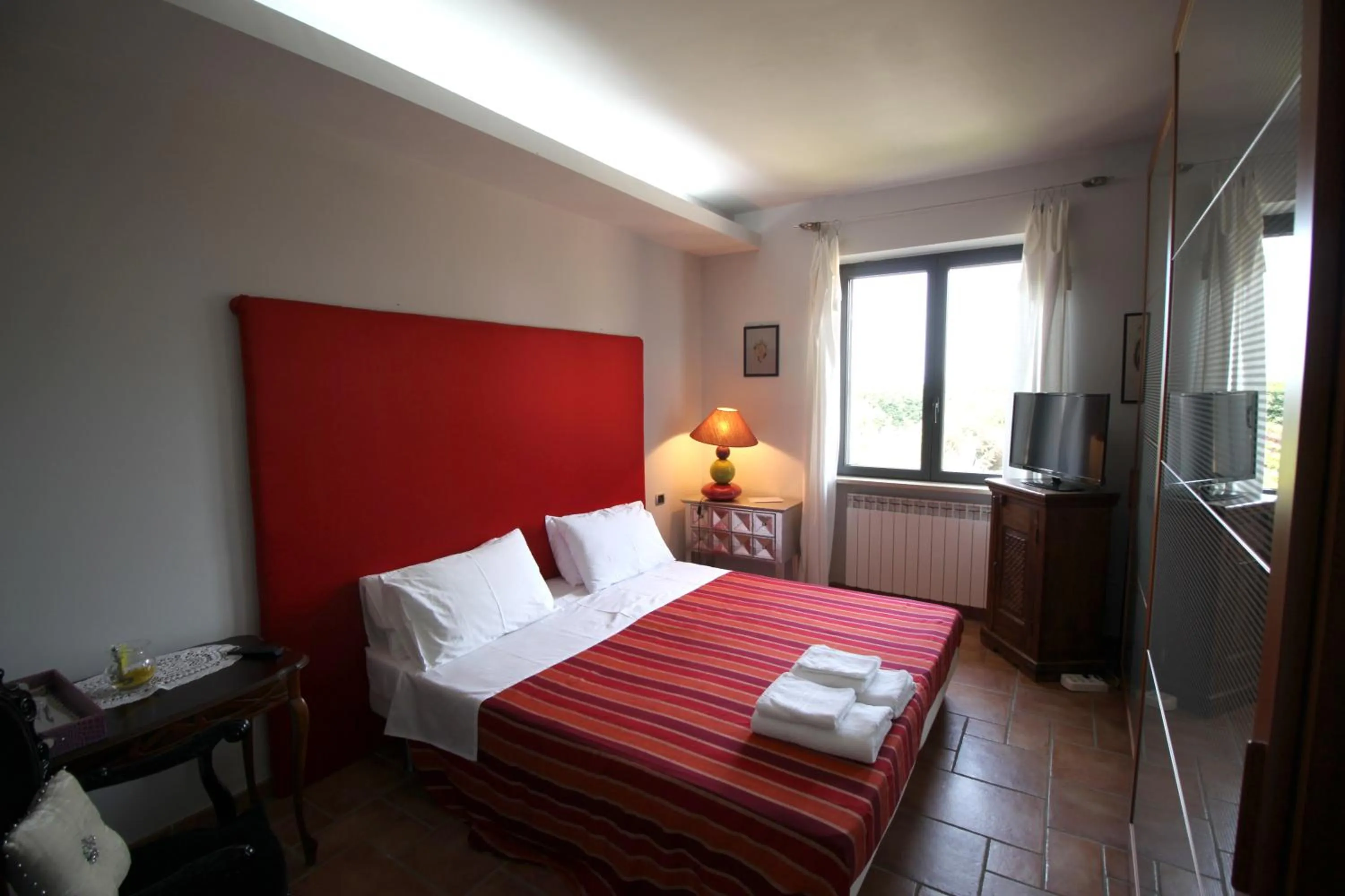 Bedroom, Bed in Bed and breakfast Ellera Viterbo