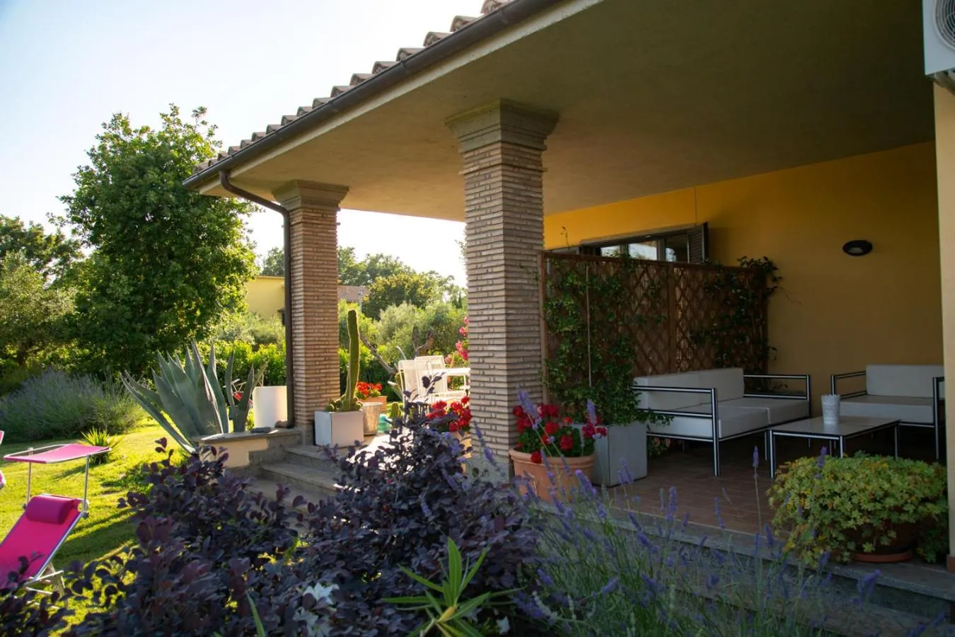 Patio in Bed and breakfast Ellera Viterbo