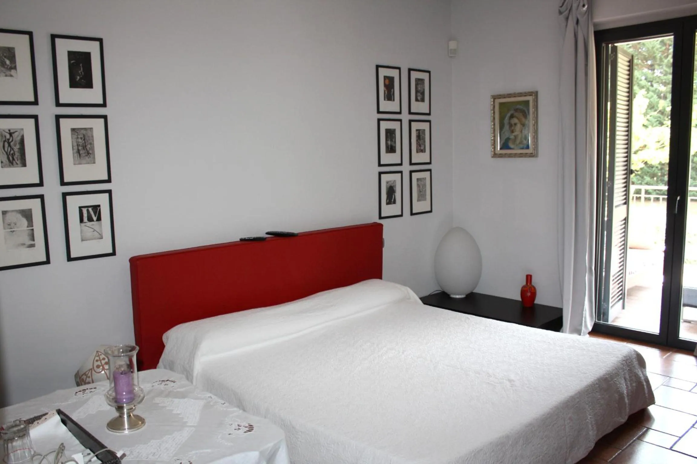 Bedroom, Bed in Bed and breakfast Ellera Viterbo