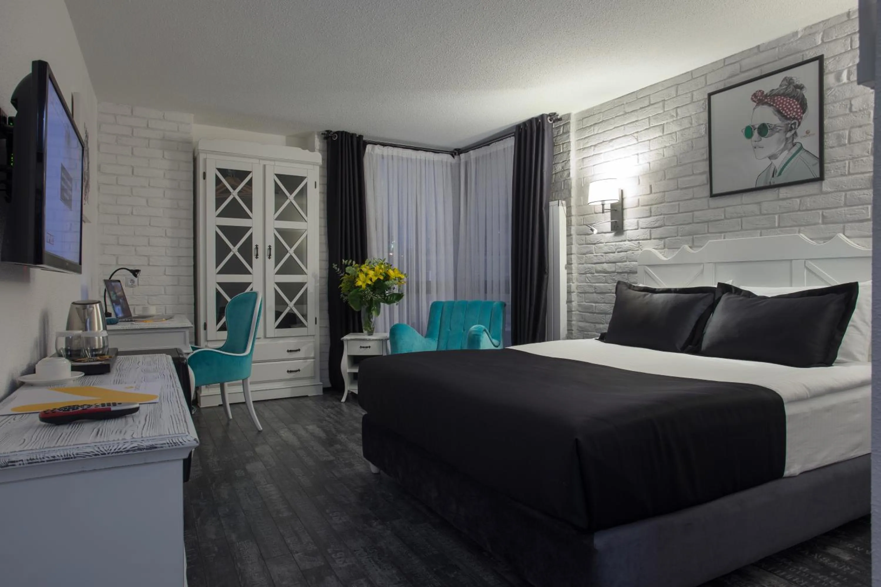 Bed in Check Inn Suite Hotel & SPA