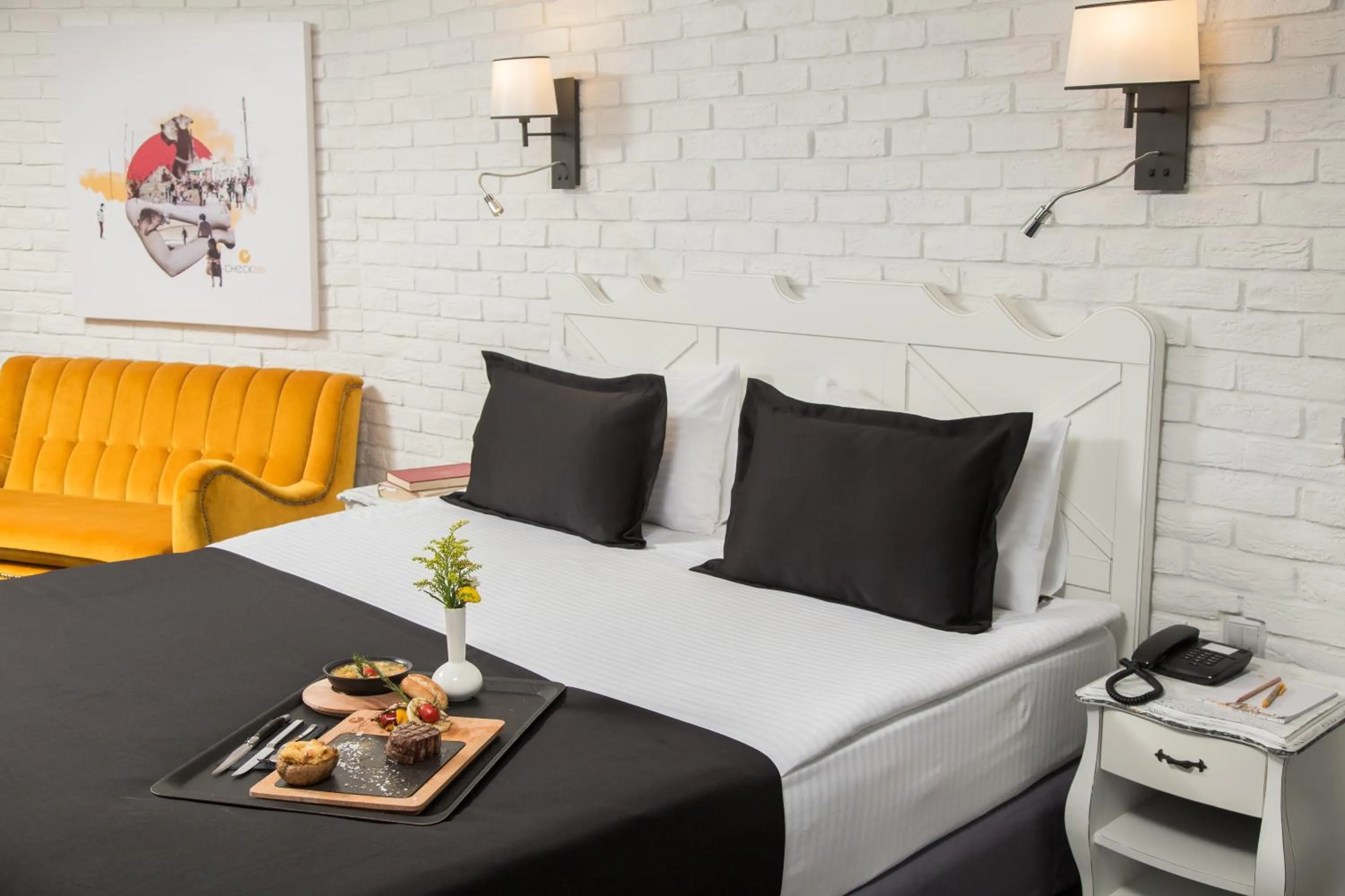 Bedroom in Check Inn Suite Hotel & SPA